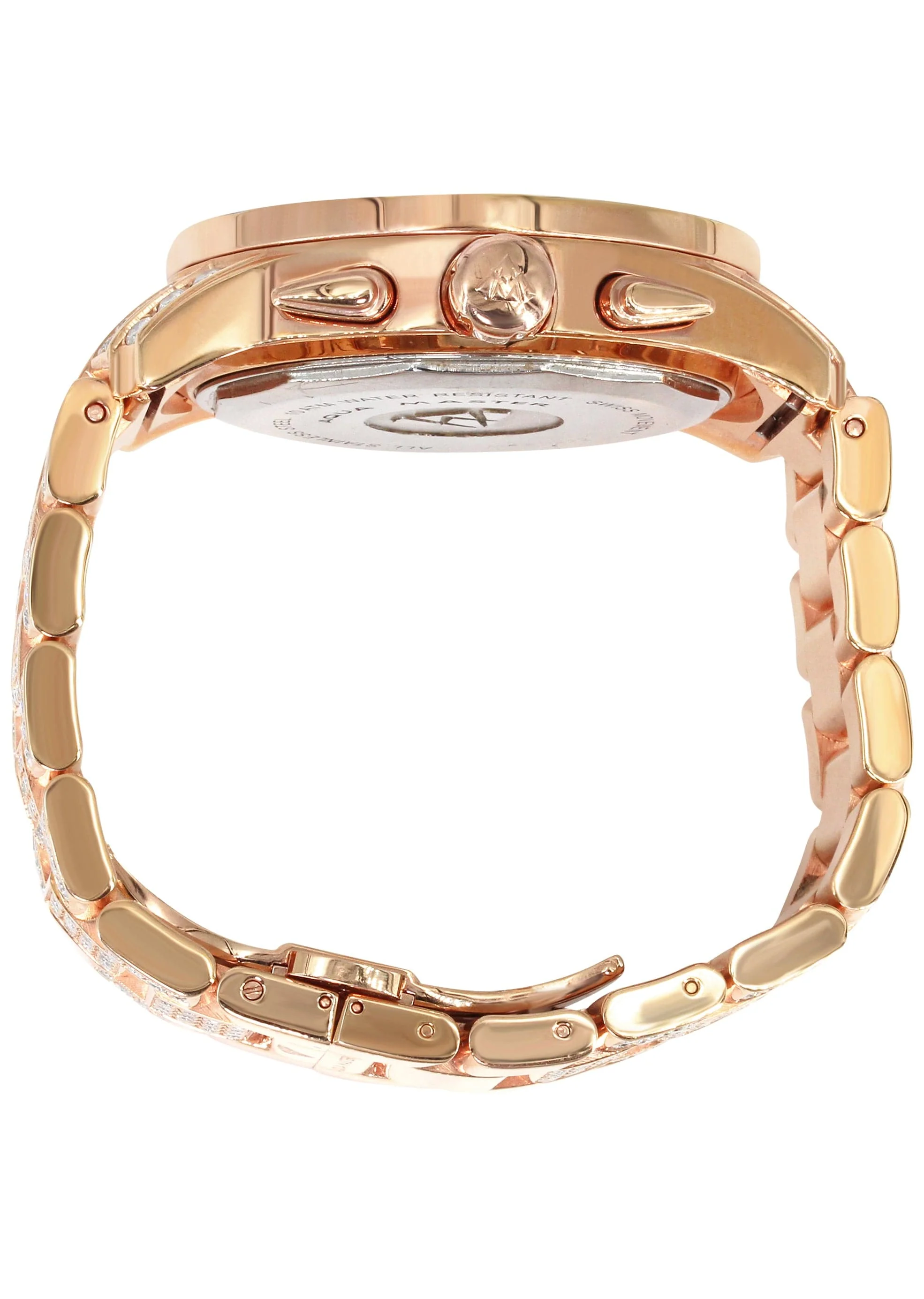 Mens Rose Gold Tone Diamond Watch | Appx. 16 Carats - Image 2