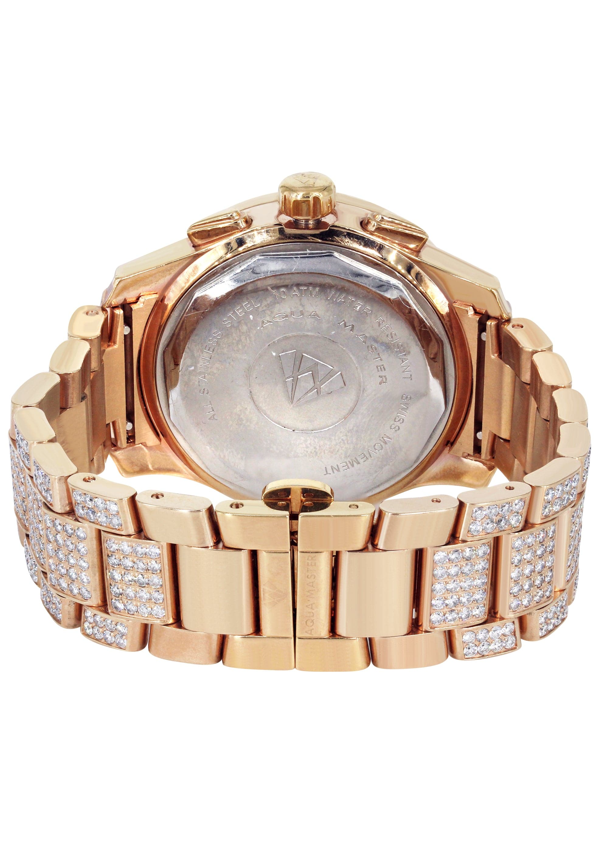 Mens Rose Gold Tone Diamond Watch | Appx. 16 Carats - Image 3