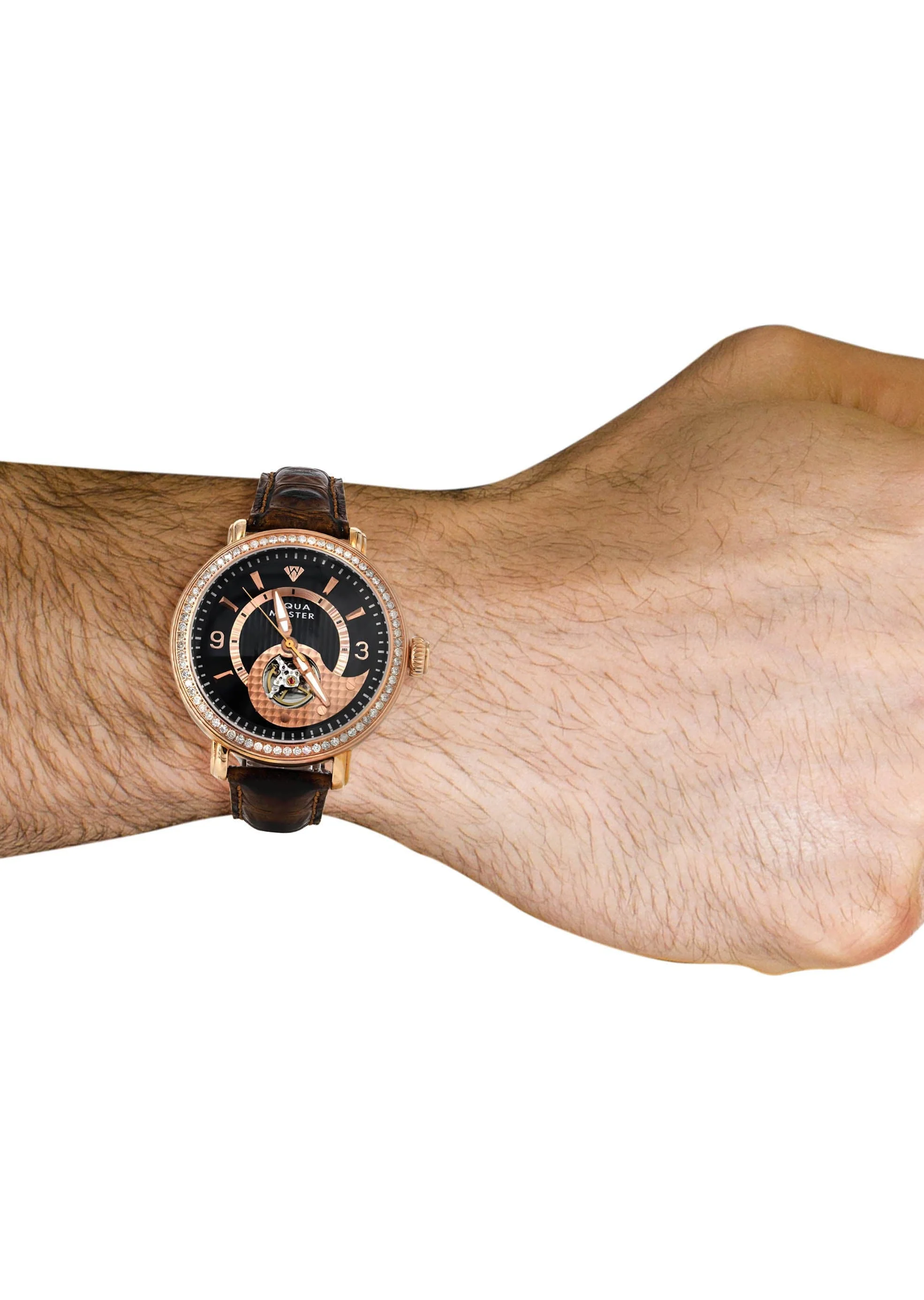 Mens Rose Gold Tone Diamond Watch | Appx. 2.25 Carats - Image 2