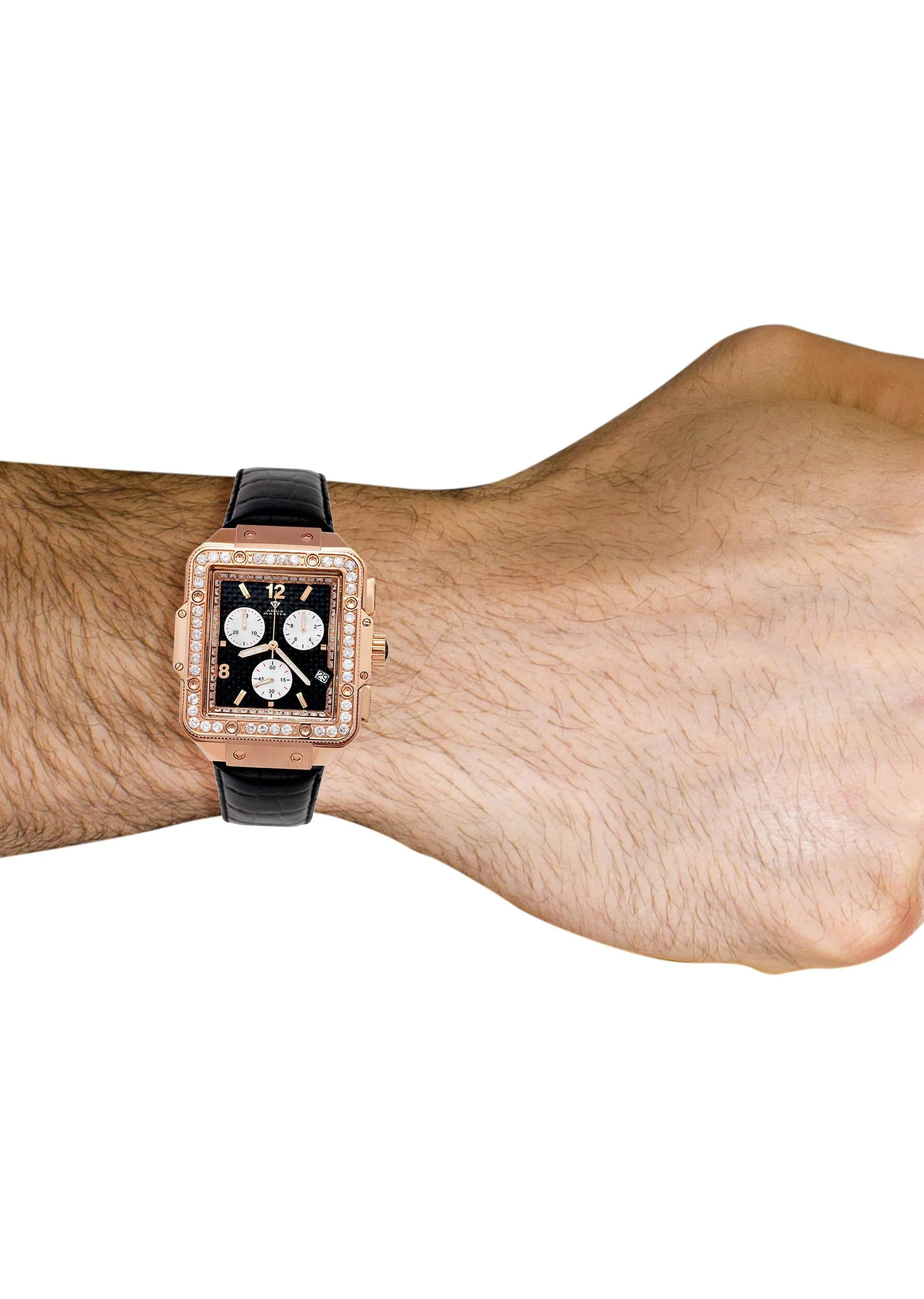 Mens Rose Gold Tone Diamond Watch | Appx. 4.25 Carats - Image 2