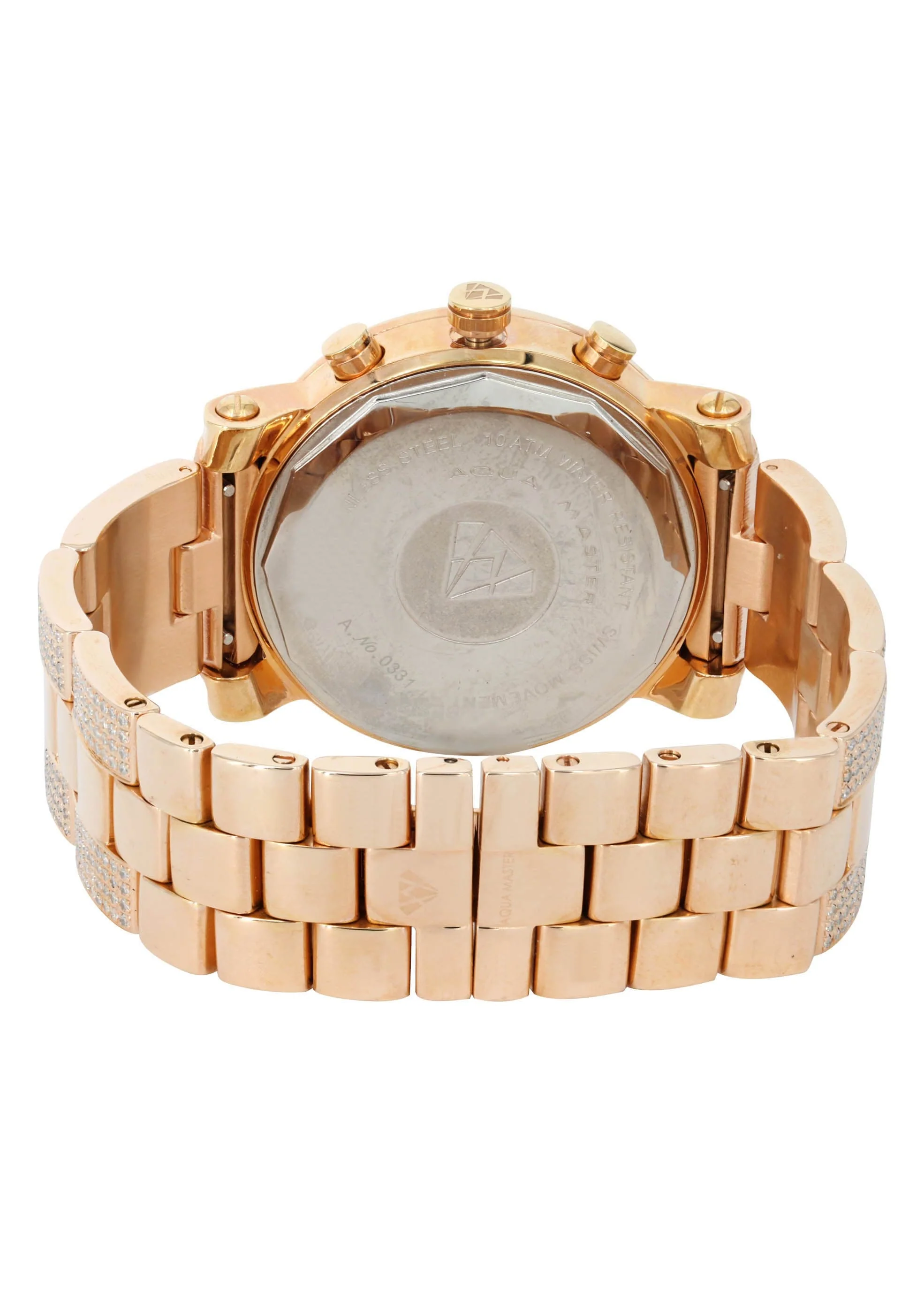 Mens Rose Gold Tone Diamond Watch | Appx. 8.5 Carats - Image 3