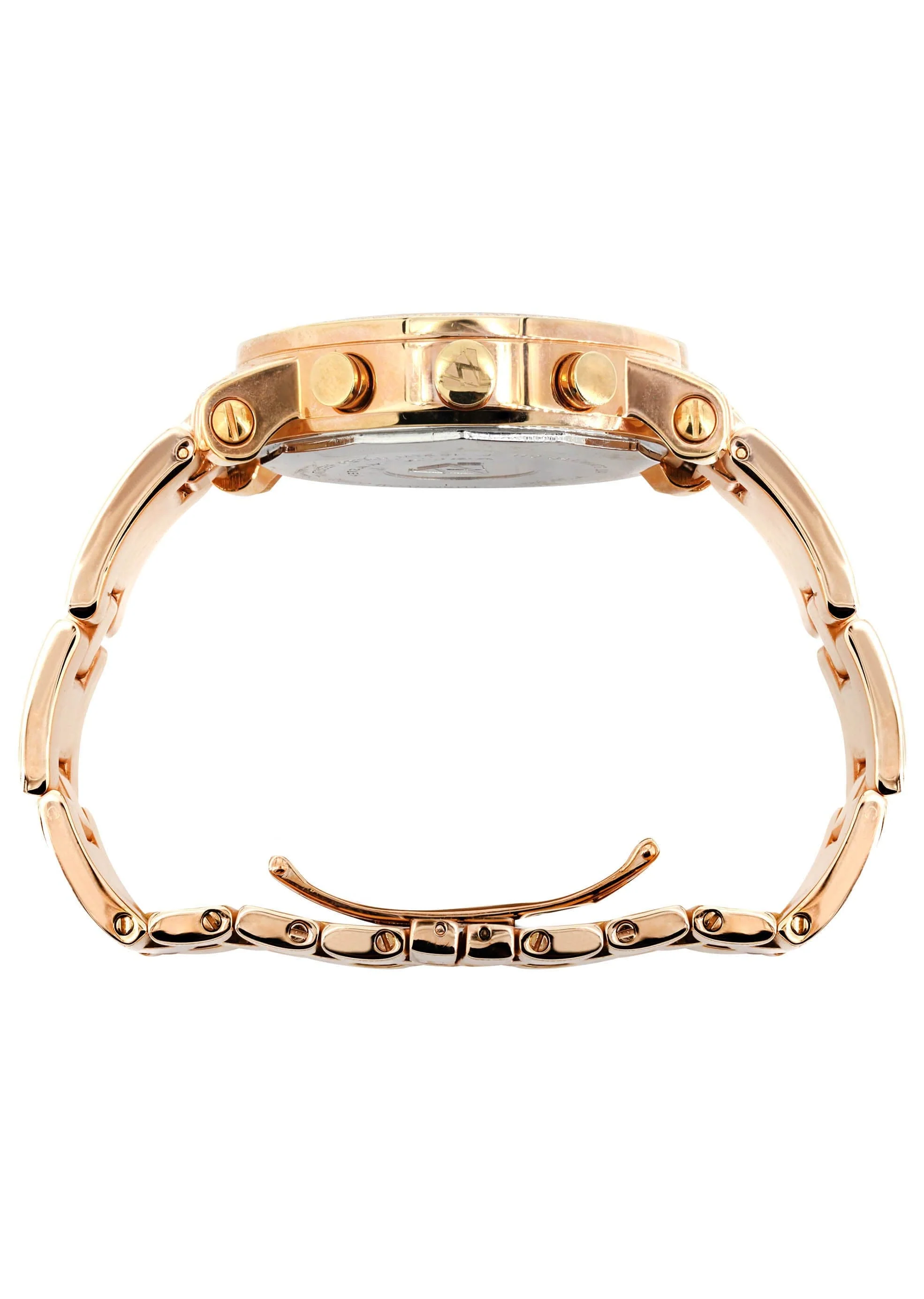Mens Rose Gold Tone Diamond Watch | Appx. 8.5 Carats - Image 4