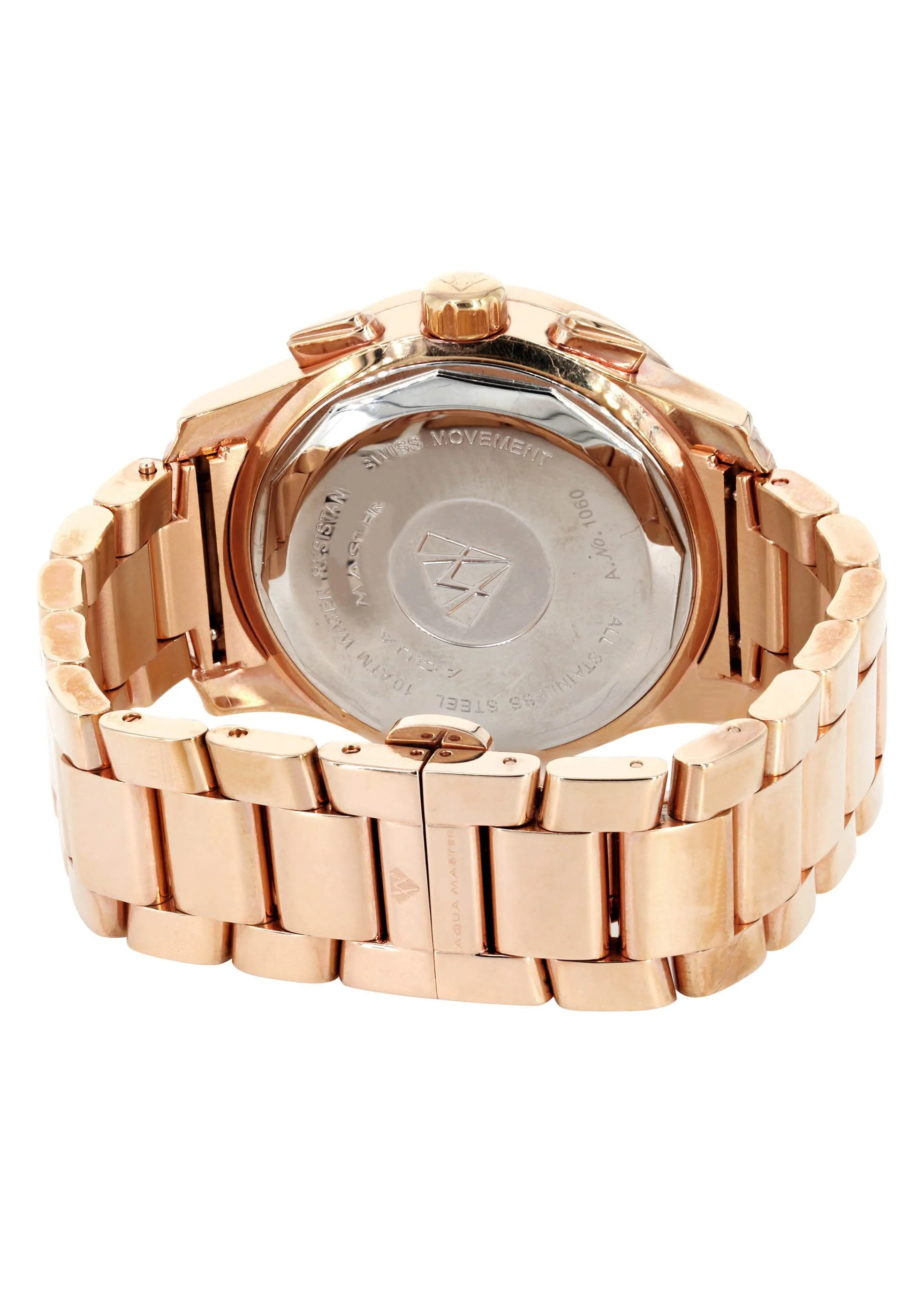 Mens Rose Gold Tone Diamond Watch | Appx. 8 Carats - Image 3