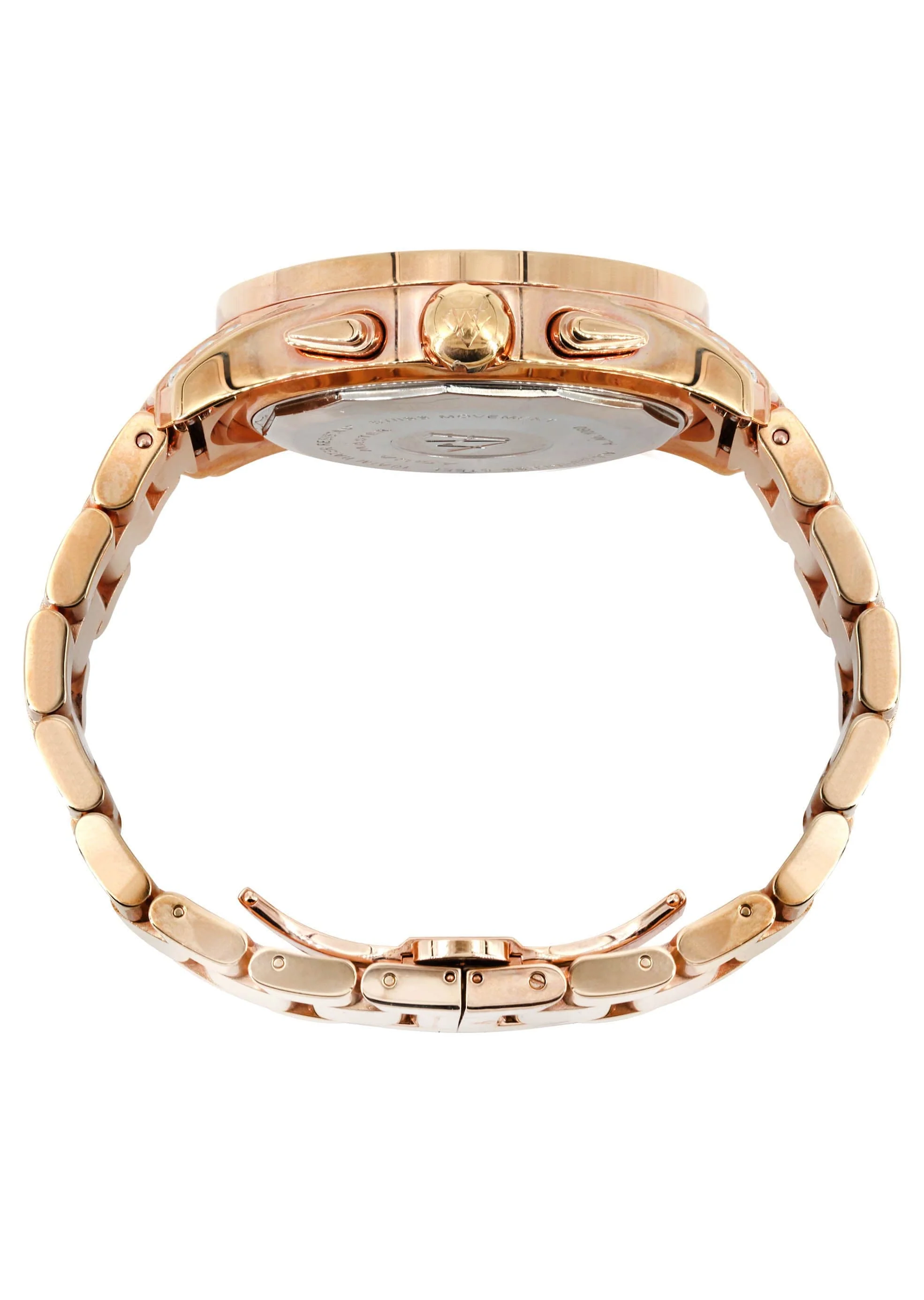 Mens Rose Gold Tone Diamond Watch | Appx. 8 Carats - Image 4