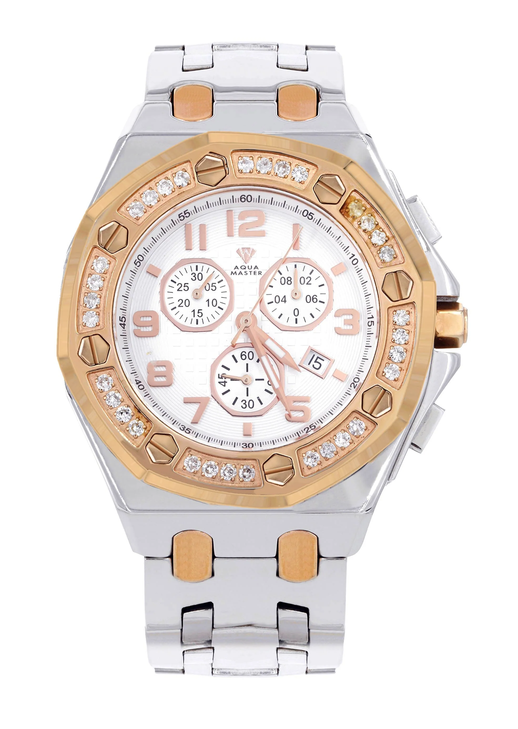 Mens Two Tone Diamond Watch | Appx. 1.5 Carats