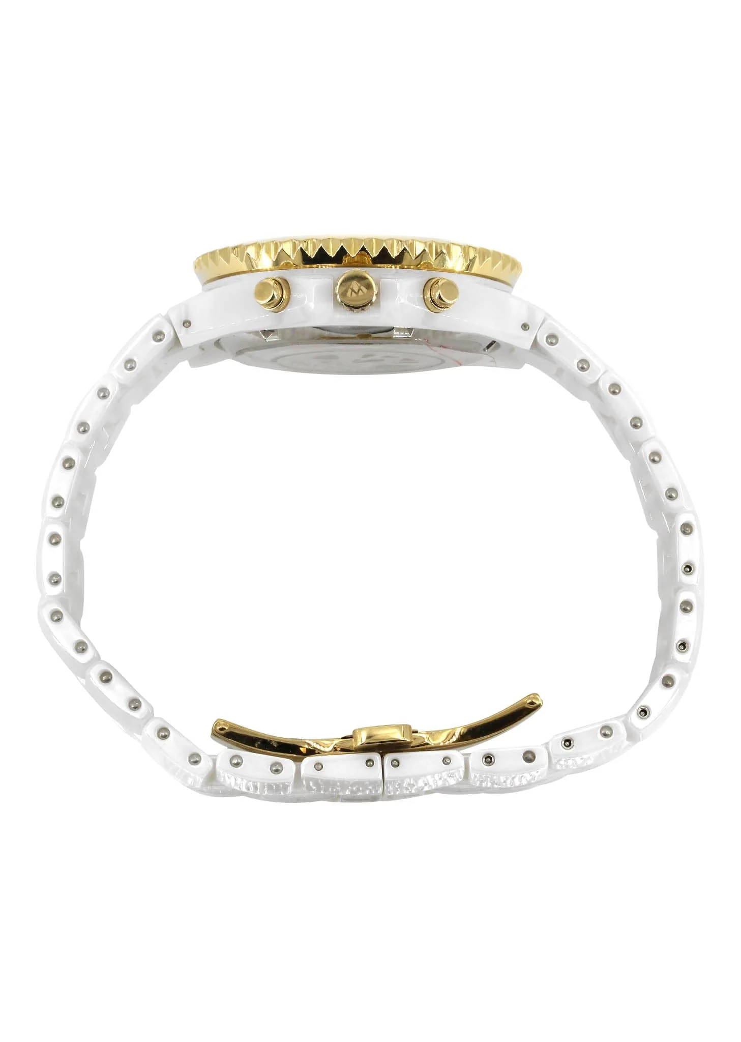 Mens Yellow Gold Tone Diamond Watch | Appx. 1.25 Carats - Image 2