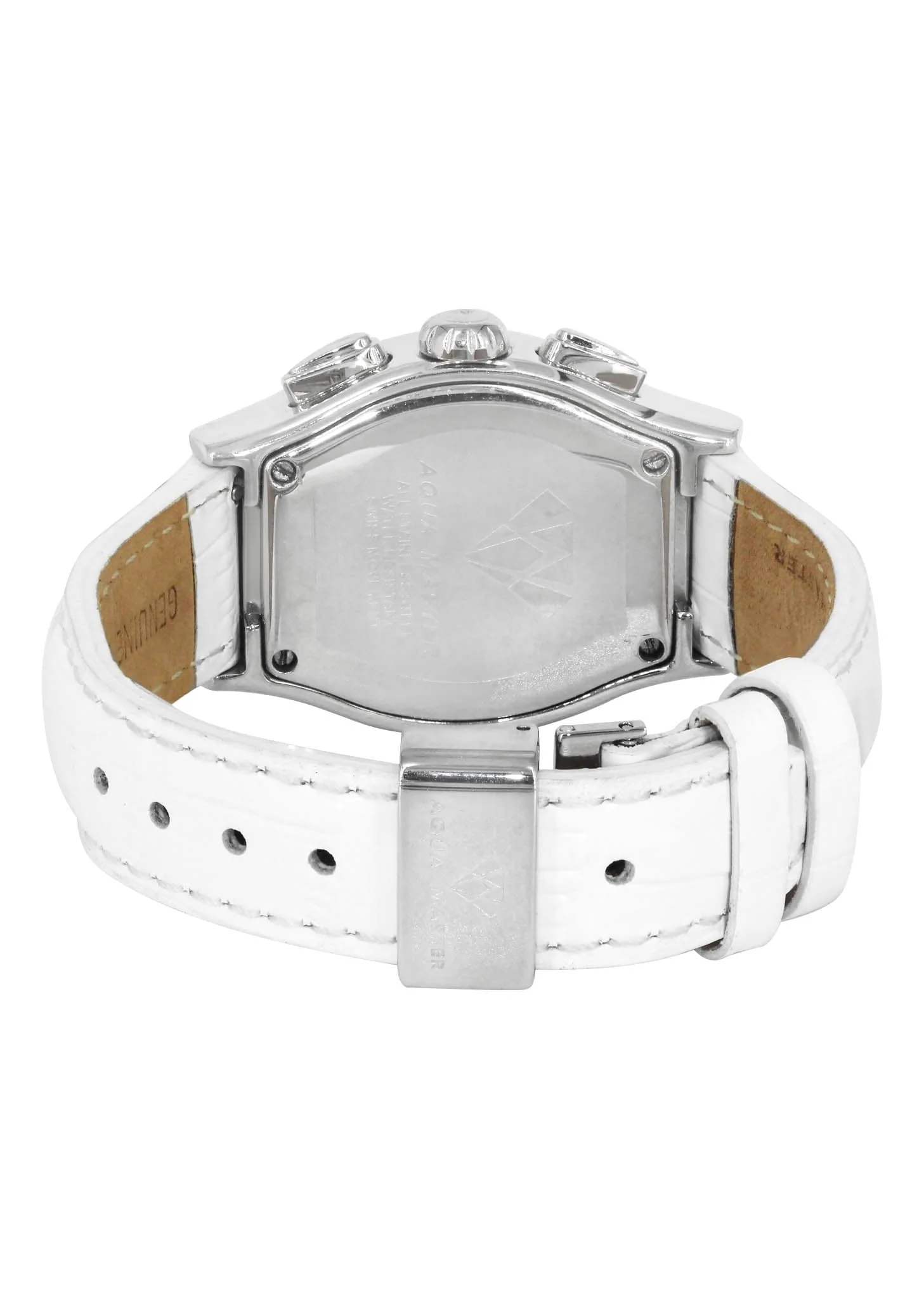 Mens White Gold Tone Diamond Watch | Appx. 1.25 Carats - Image 2