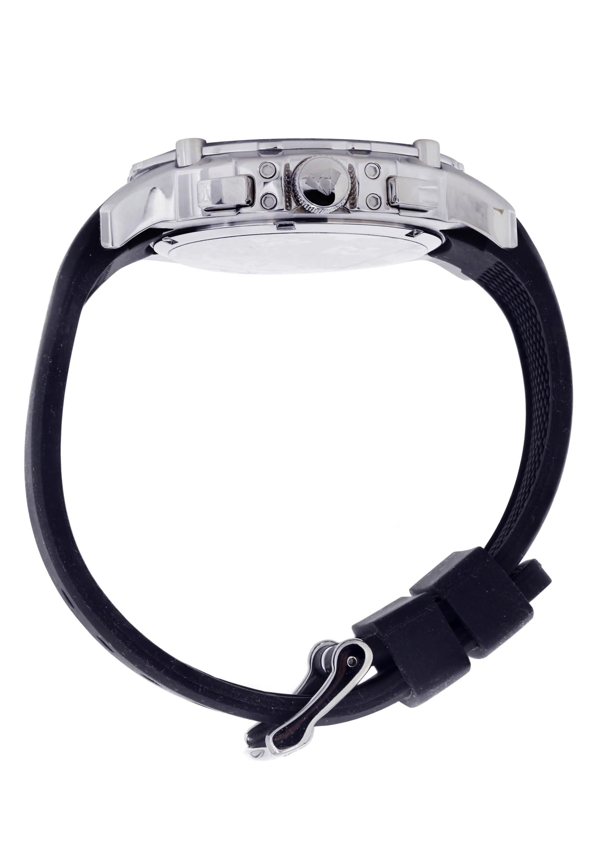Mens White Gold Tone Diamond Watch | Appx. 1.6 Carats - Image 2