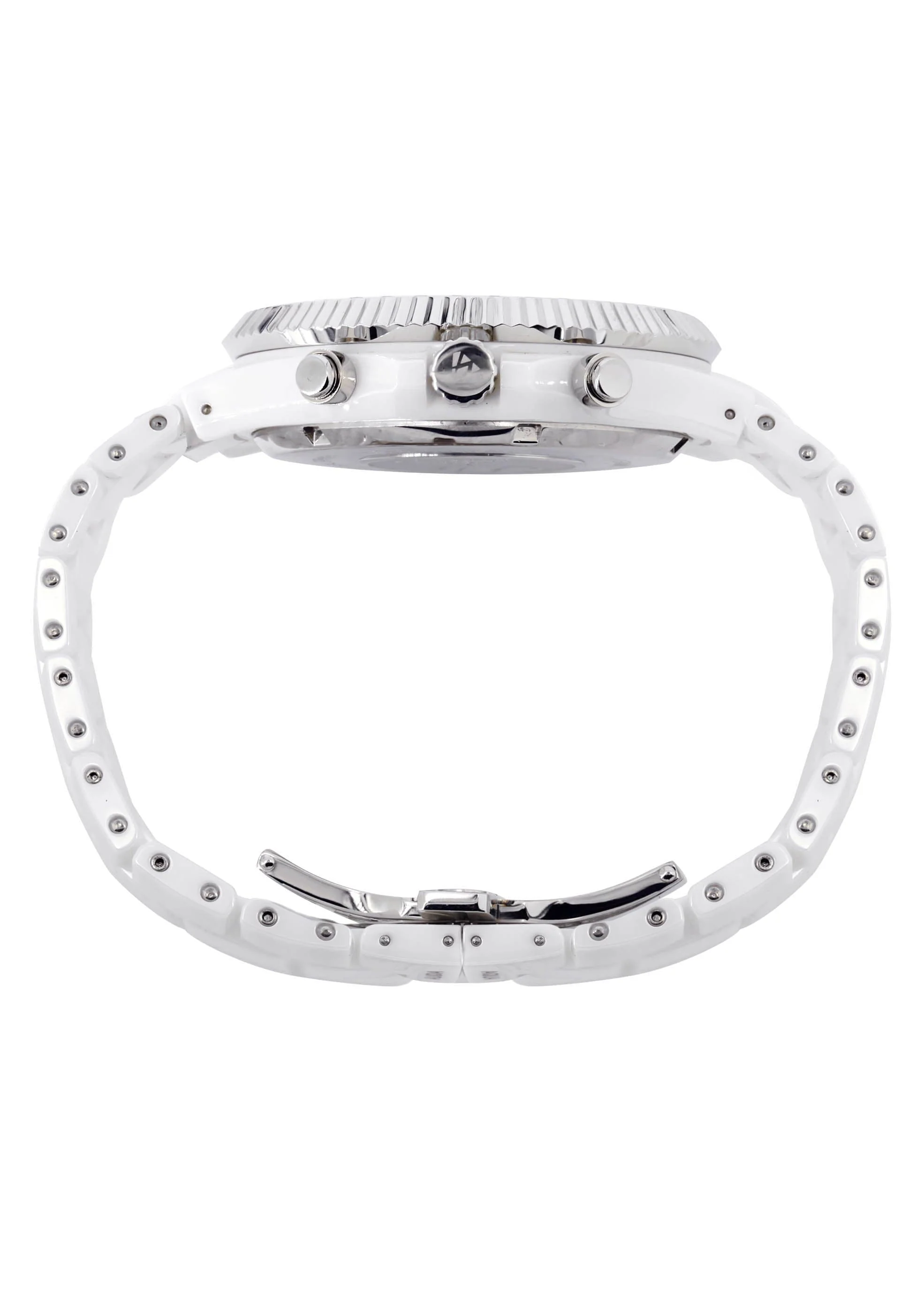 Mens White Gold Tone Diamond Watch | Appx. 2.85 Carats - Image 4