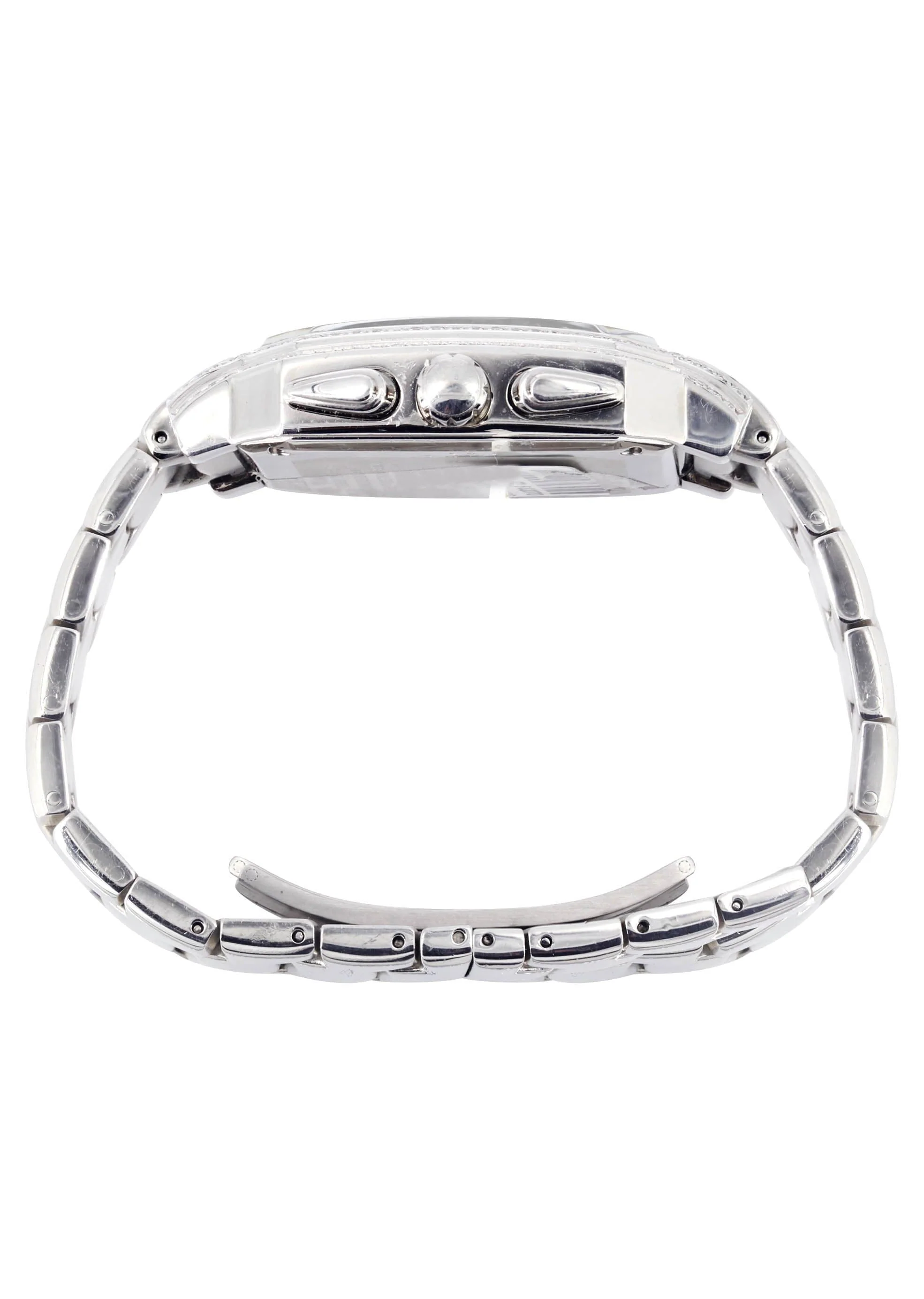 Mens White Gold Tone Diamond Watch | Appx. 2 Carats - Image 3