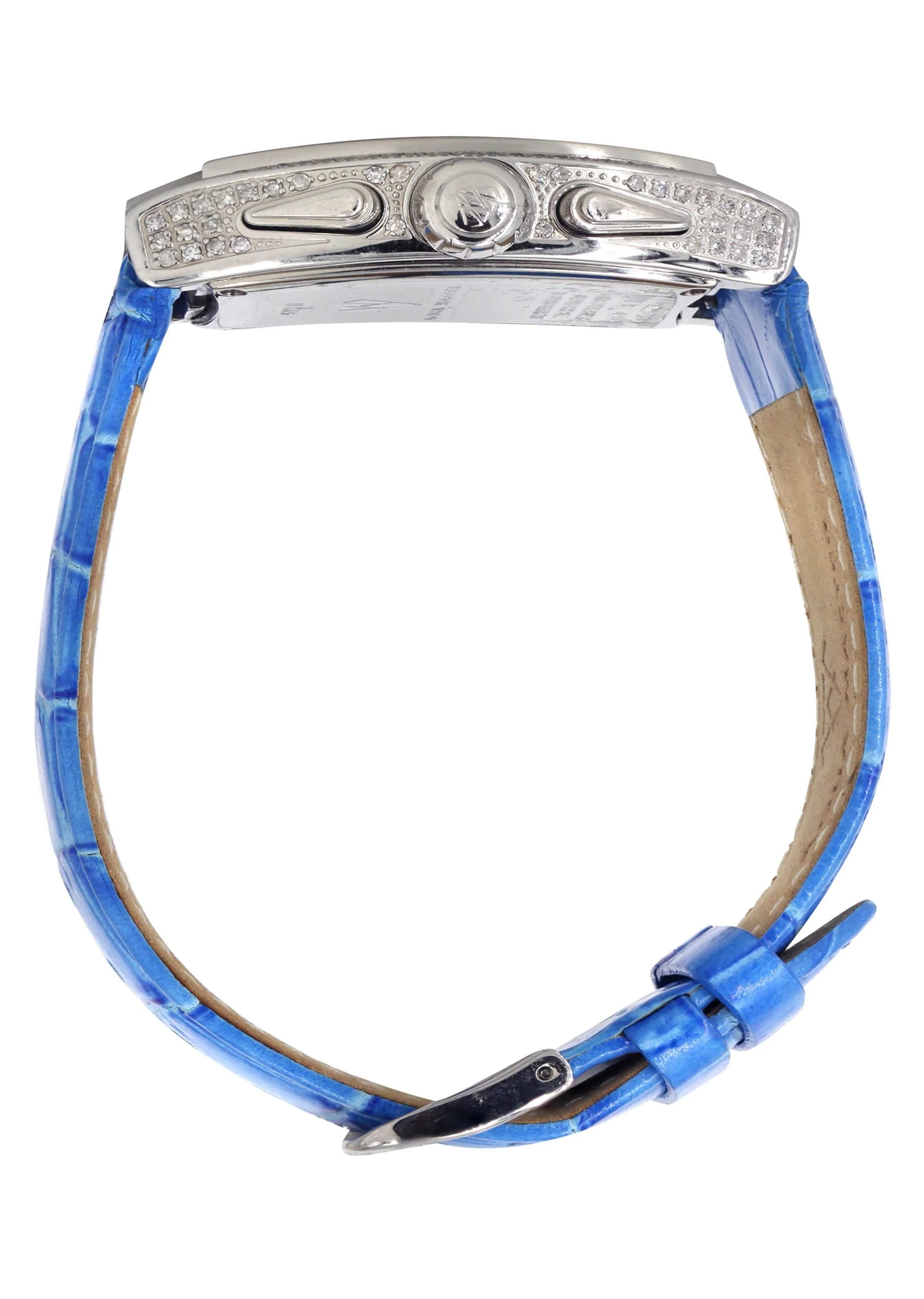 Mens White Gold Tone Diamond Watch | Appx. 4.25 Carats - Image 2