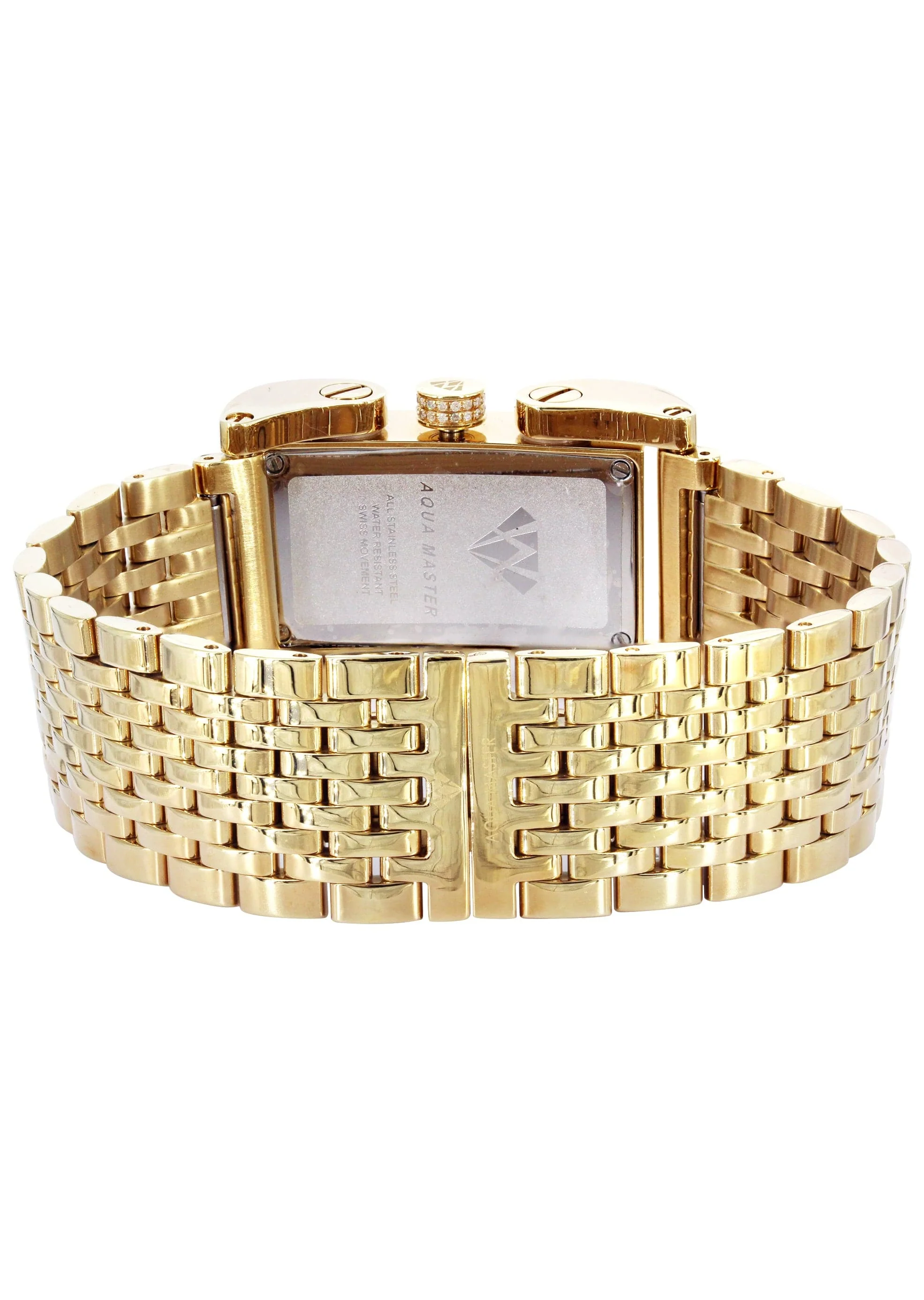 Mens Yellow Gold Tone Diamond Watch | Appx. 2.75 Carats - Image 3