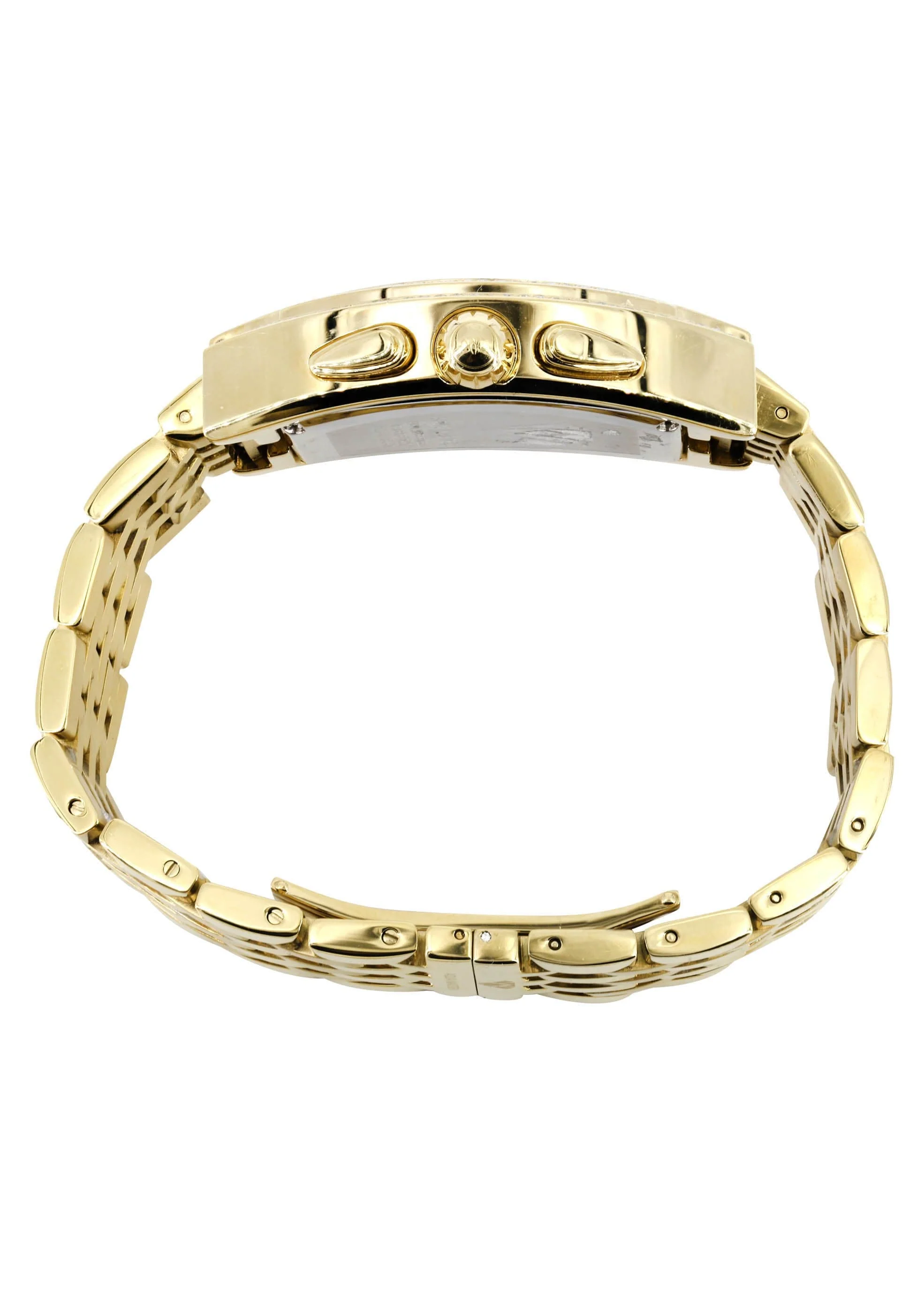 Mens Yellow Gold Tone Diamond Watch | Appx. 3.5 Carats - Image 2