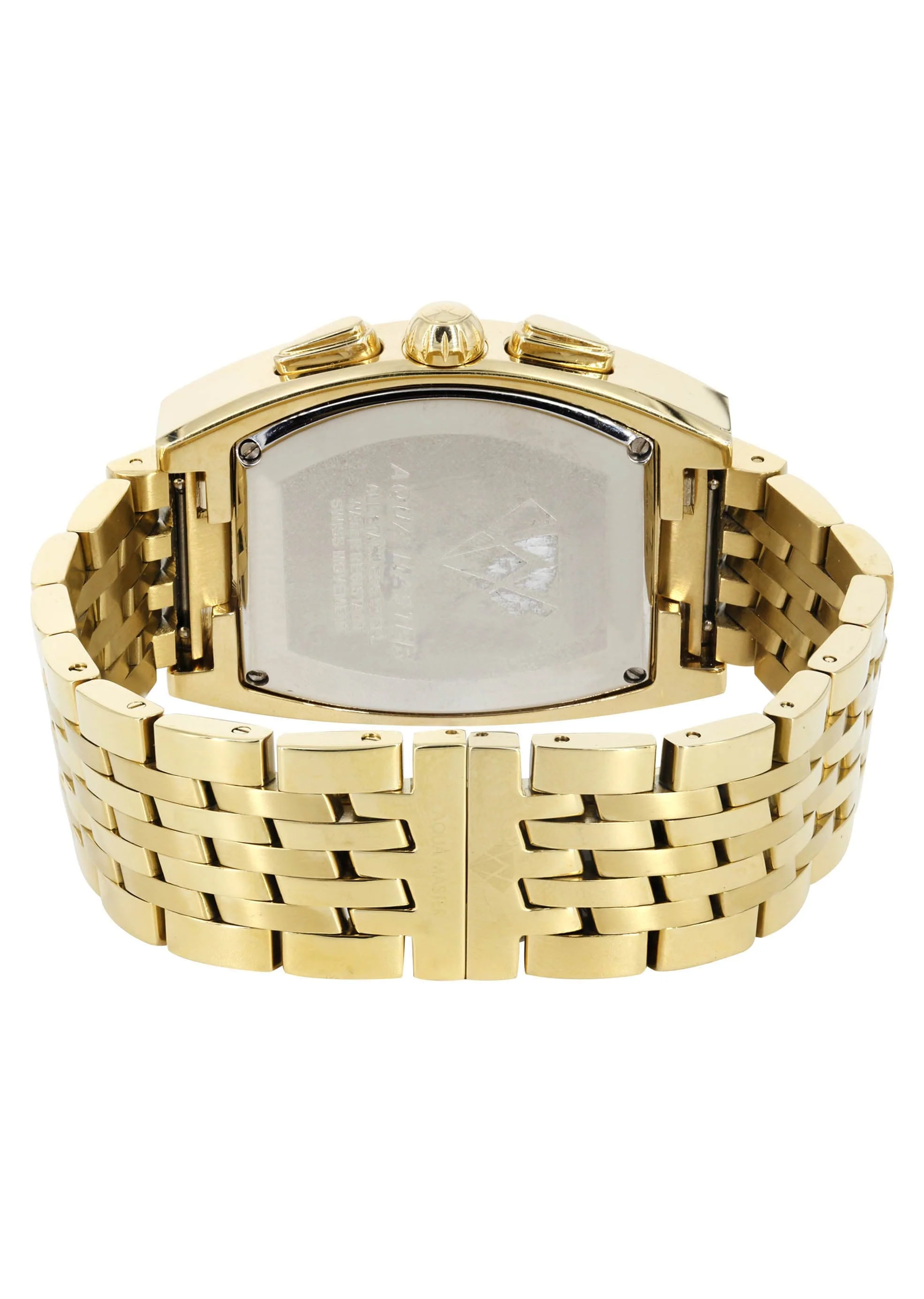 Mens Yellow Gold Tone Diamond Watch | Appx. 3.5 Carats - Image 4