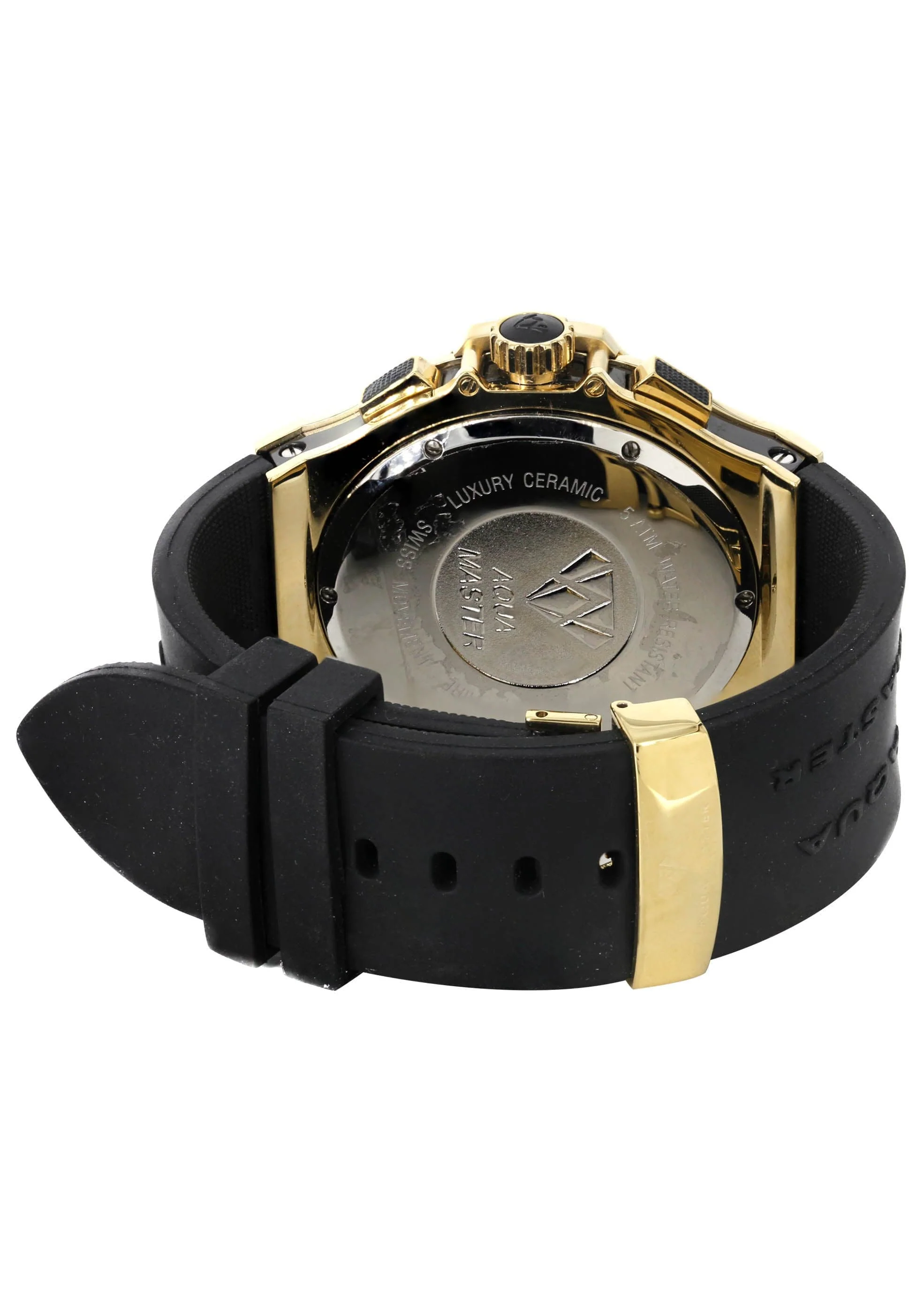 Mens Yellow Gold Tone Diamond Watch | Appx. 4 Carats - Image 3