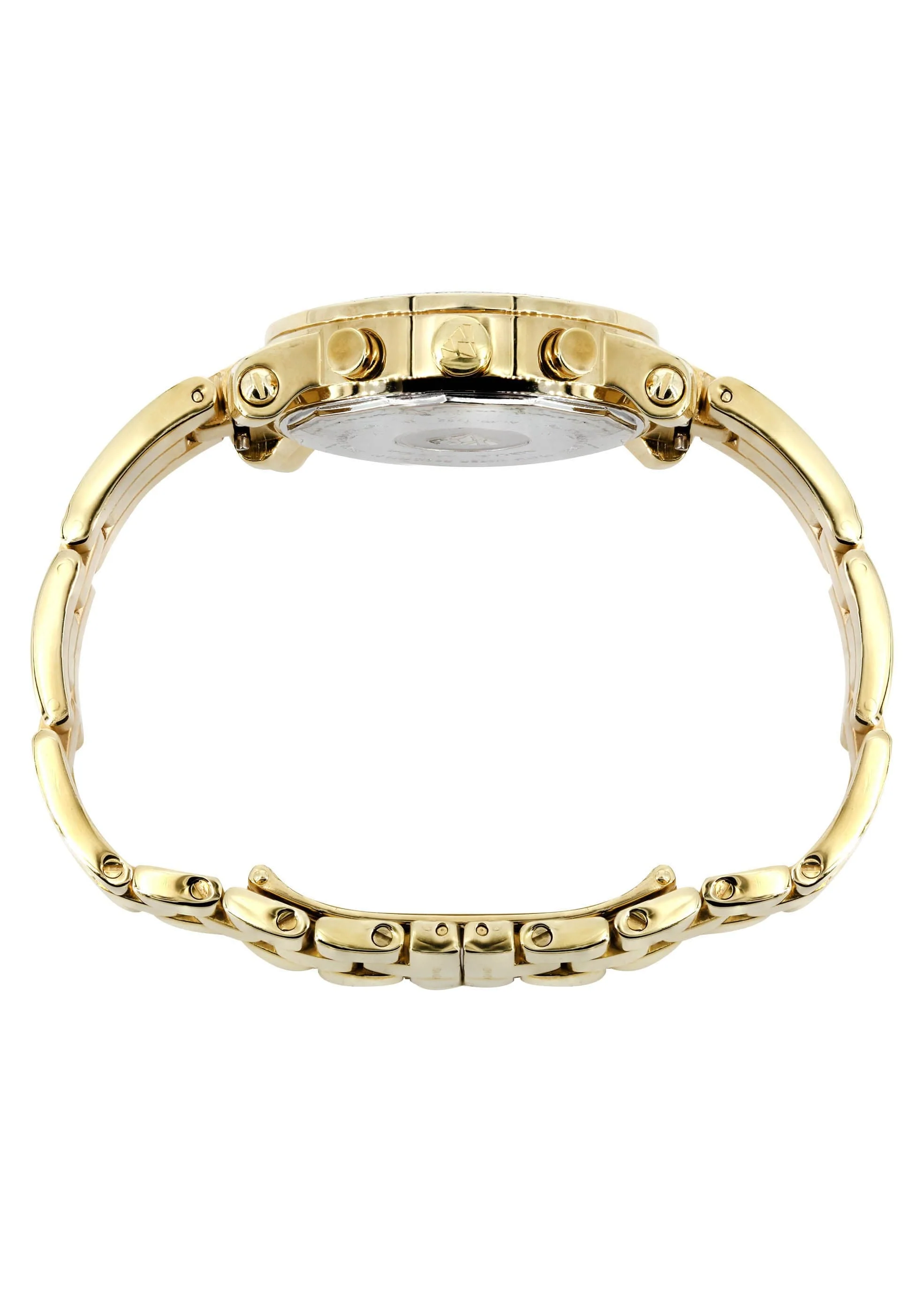 Mens Yellow Gold Tone Diamond Watch | Appx. 4.15 Carats - Image 4
