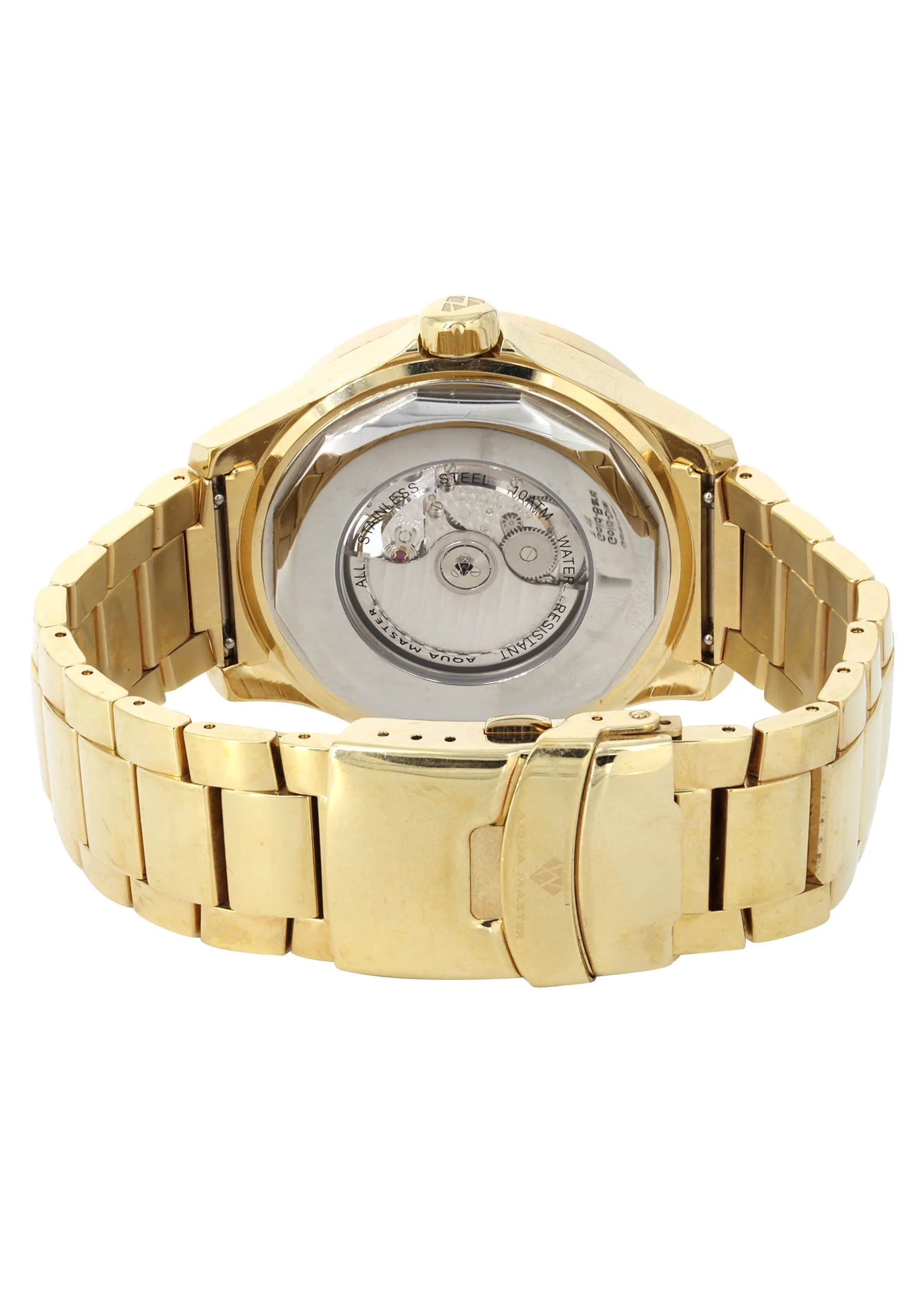Mens Yellow Gold Tone Diamond Watch | Appx. 7 Carats - Image 4
