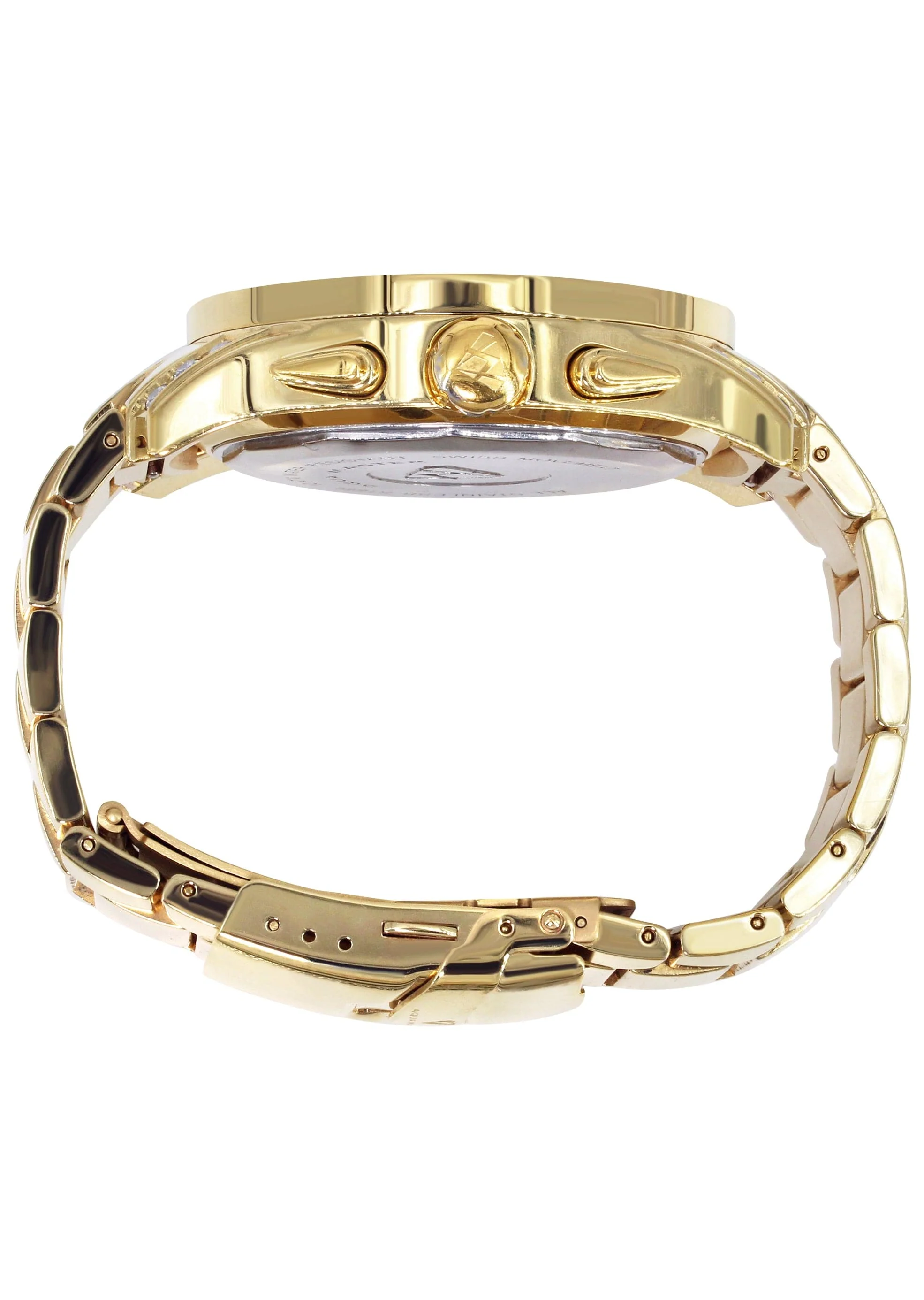 Mens Yellow Gold Tone Diamond Watch | Appx. 8 Carats - Image 2