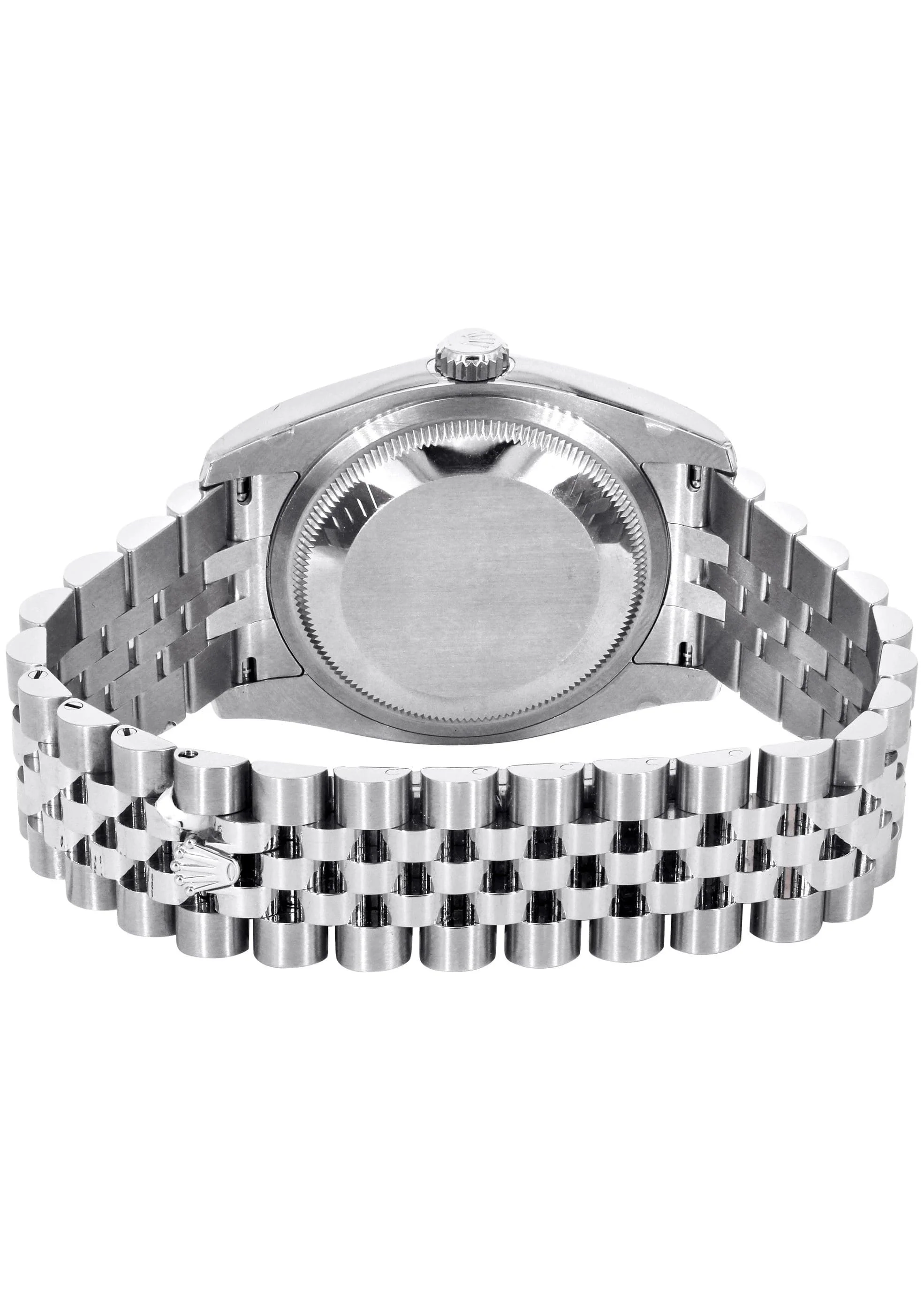 116200 | Hidden Clasp | Diamond Rolex Datejust Watch | 36Mm | Green Arabic Diamond Dial | Jubilee Band - Image 5