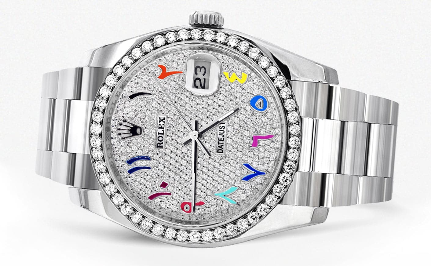 116200 | Rolex Datejust Watch | 36Mm | Color Roman Dial | Oyster Band - Image 2
