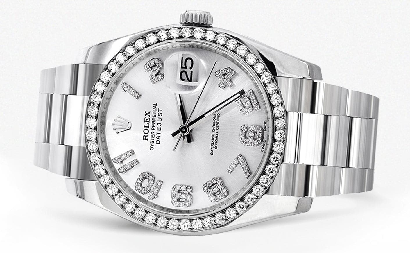 116200 | Rolex Datejust Watch | 36Mm | Diamond Numeral Dial | Oyster Band - Image 2