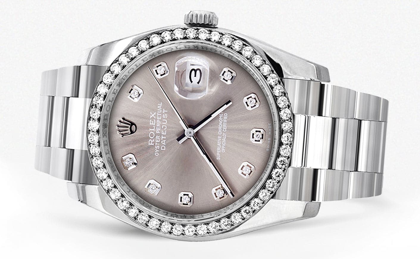 116200 | Rolex Datejust Watch | 36Mm | Gray Dial | Oyster Band - Image 2