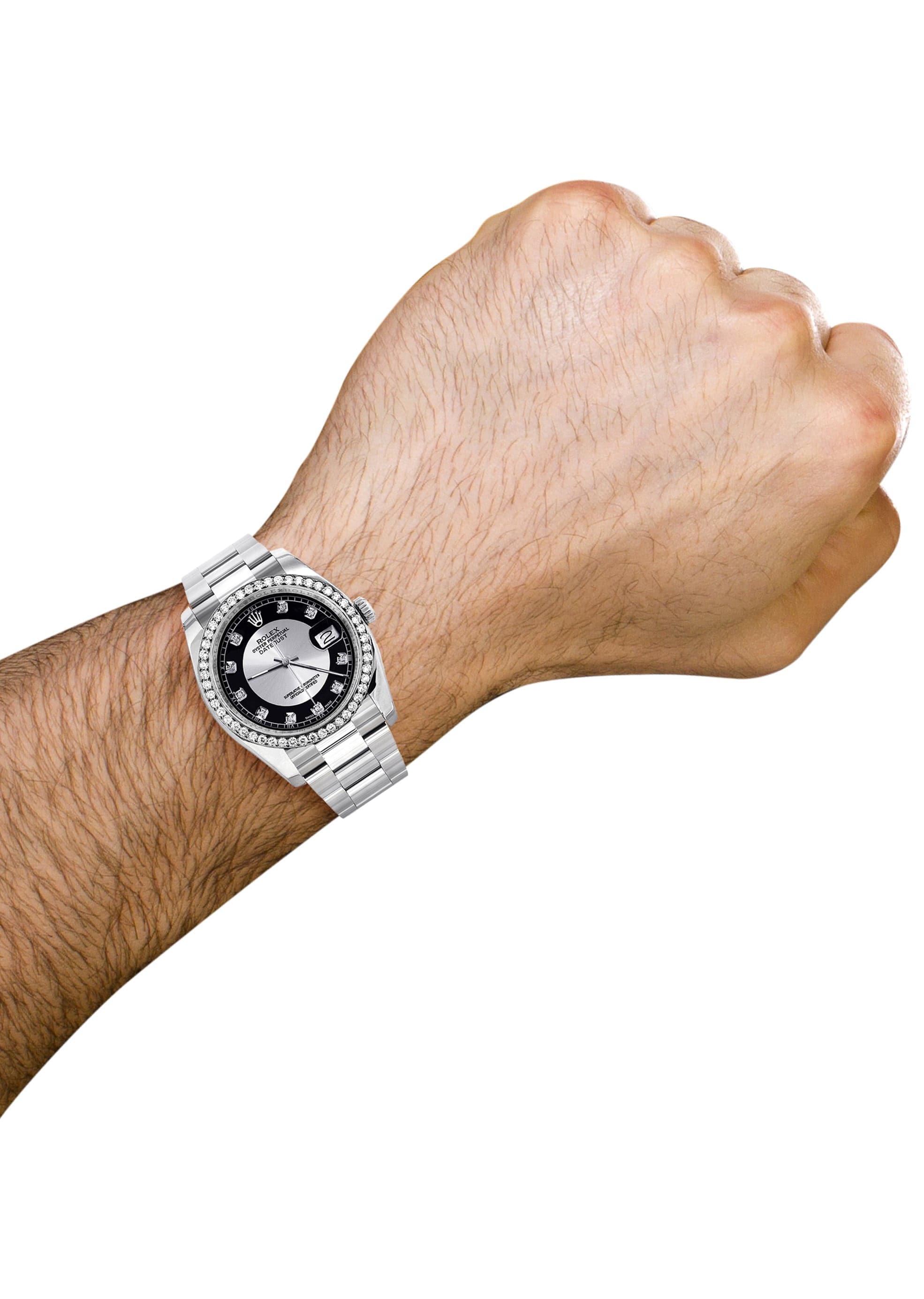 116200 | Rolex Datejust Watch | 36Mm | Tuxedo Dial | Oyster Band - Image 3