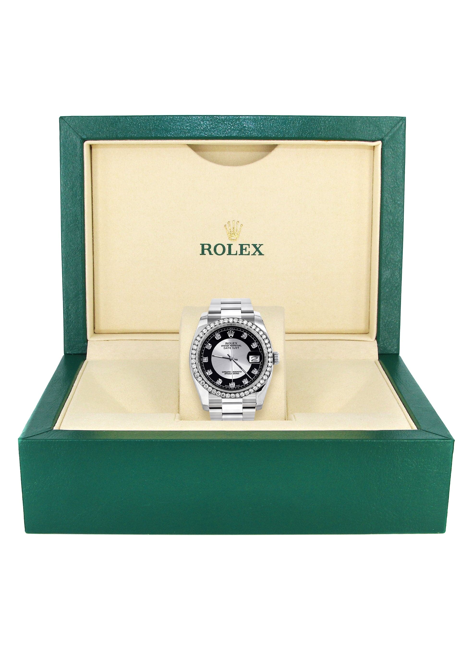 116200 | Rolex Datejust Watch | 36Mm | Tuxedo Dial | Oyster Band - Image 4