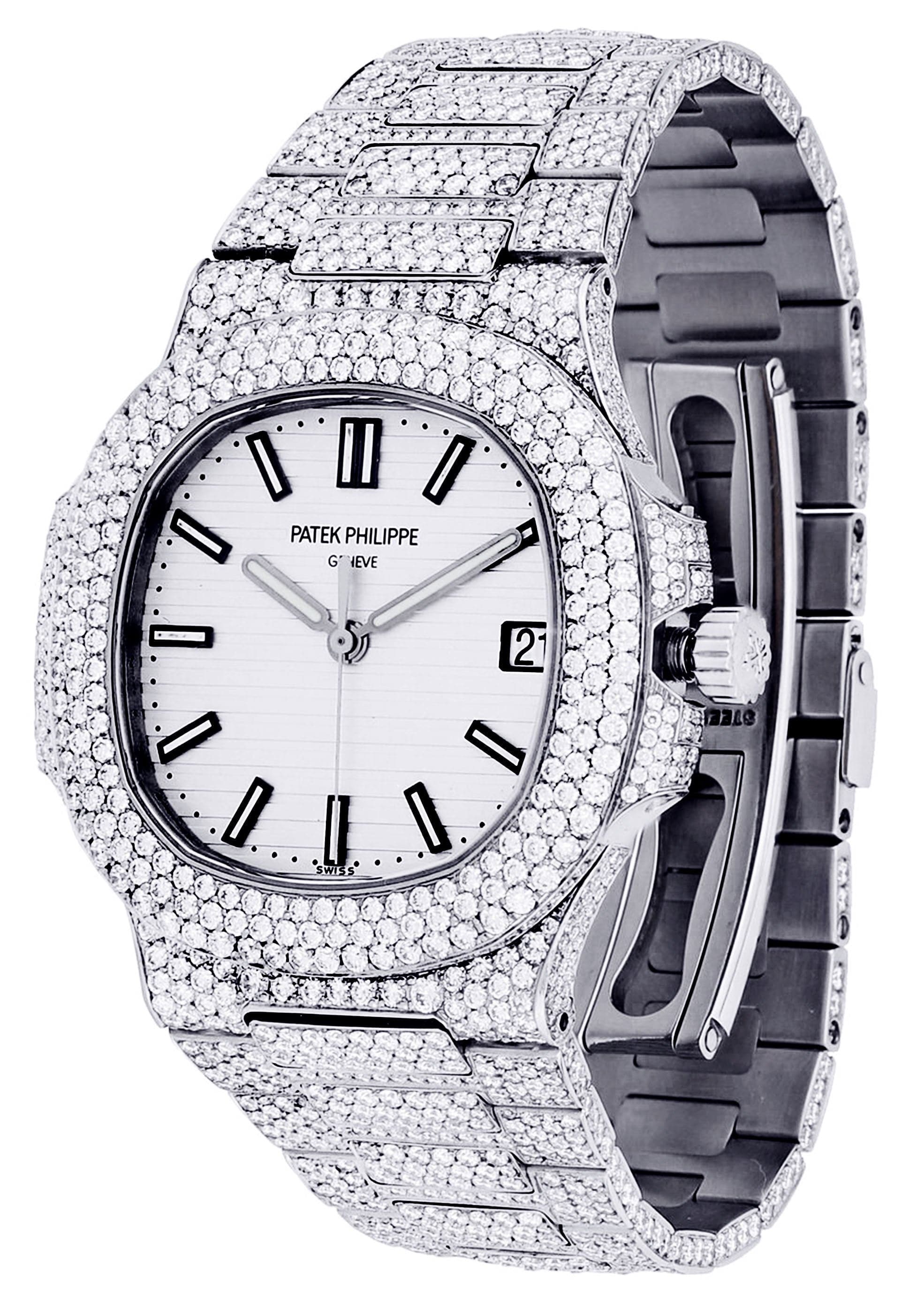 Diamond Patek Philippe Nautilus | Stainless Steel - Image 2