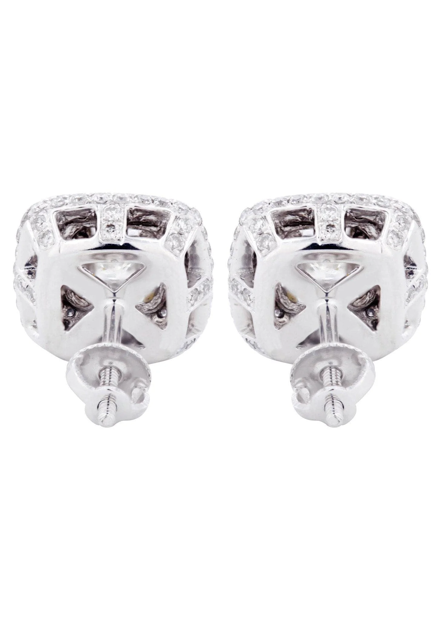 Princess Diamond Stud Earrings | 1.61 Carats - Image 3