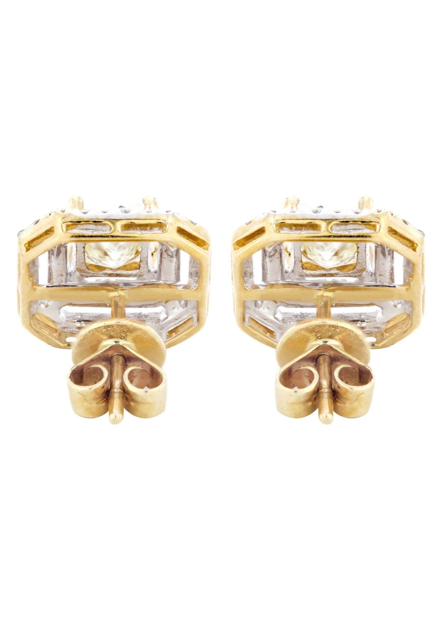Princess Diamond Stud Earrings | 2.23 Carats - Image 2