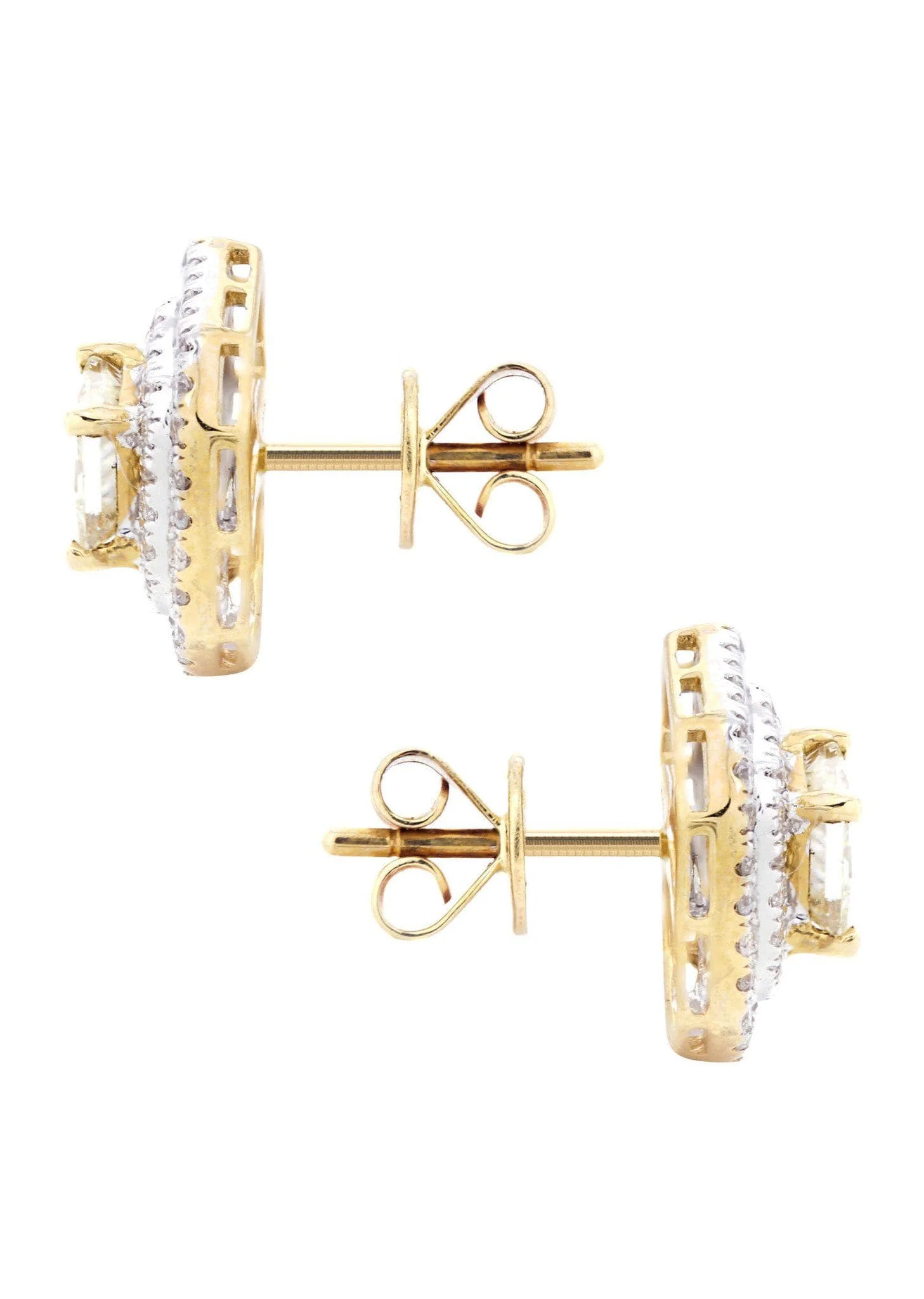 Princess Diamond Stud Earrings | 2.23 Carats - Image 3