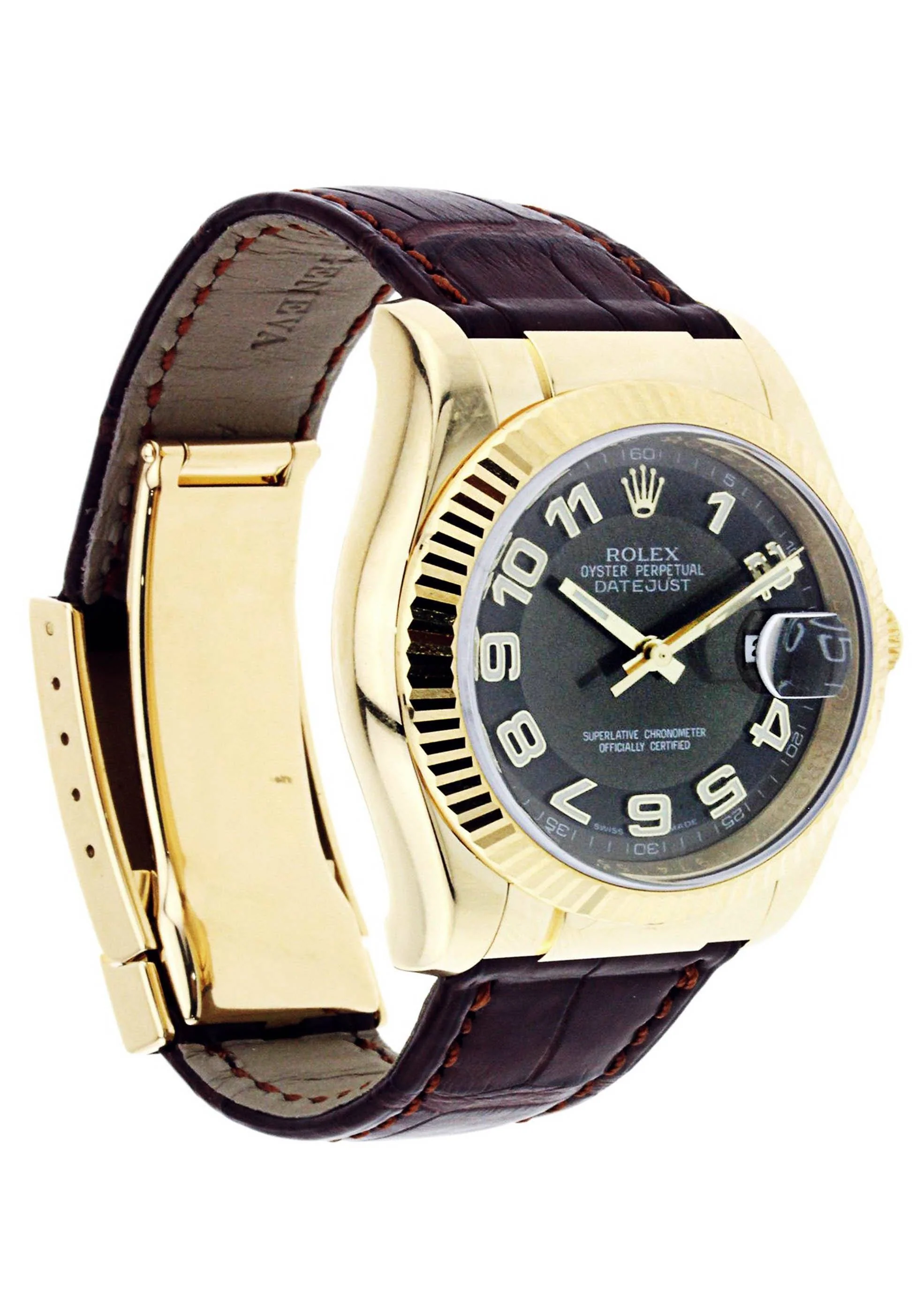 Rolex Datejust | 18K Yellow Gold | 36 Mm - Image 4