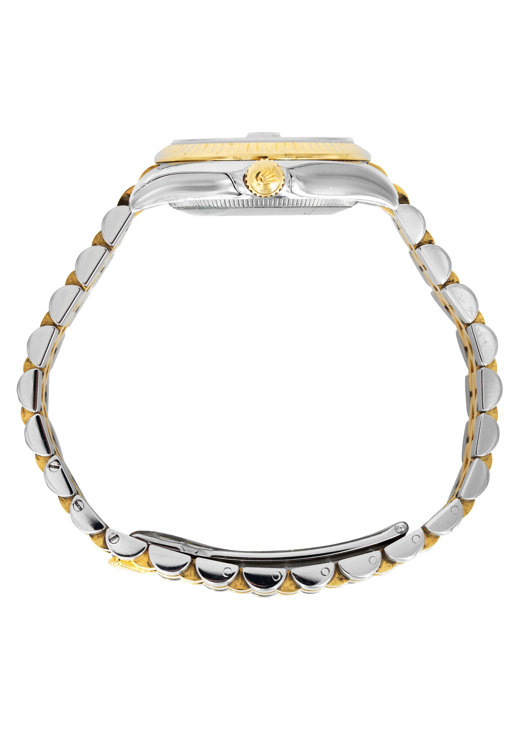 ROLEX DATEJUST 31 MM | JUBILEE BAND 18K GOLD & STEEL WATCH | 178273 | 18KYELLOW GOLD FLUTEDg | SILVER DIAMOND - Image 3