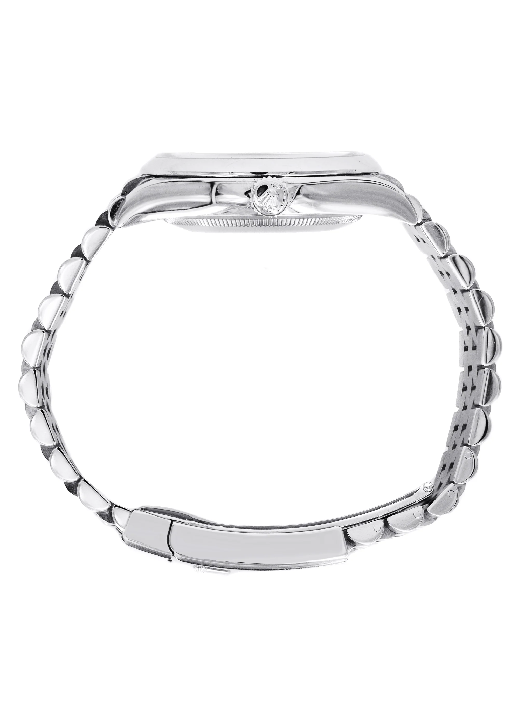 ROLEX DATEJUST 36 MM | JUBILEE BAND STEEL WATCH | 126200 | SMOOTH | SILVER ROMAN - Image 3