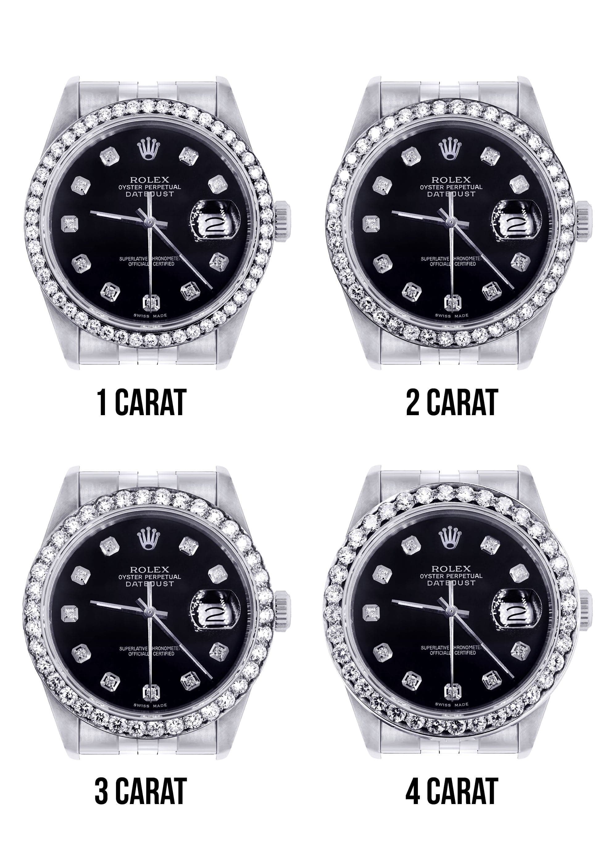116200 | Hidden Clasp | Rolex Datejust Watch | 36Mm | Black Dial | Jubilee Band - Image 7
