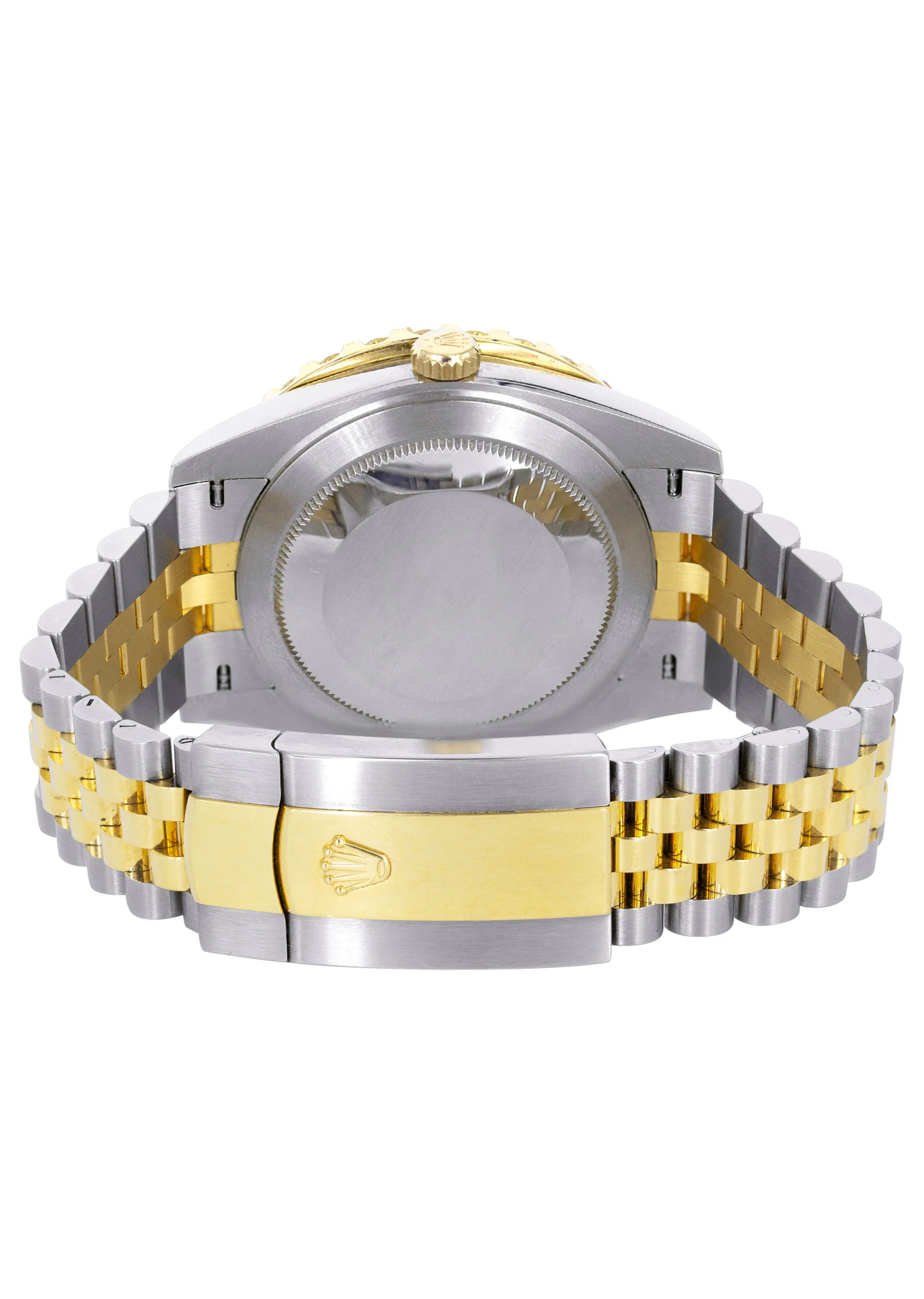 ROLEX DATEJUST 41 MM | 18K YELLOW GOLD & STEEL WATCH | JUBILEE BAND | 4.00 CT  BEZEL - Image 2