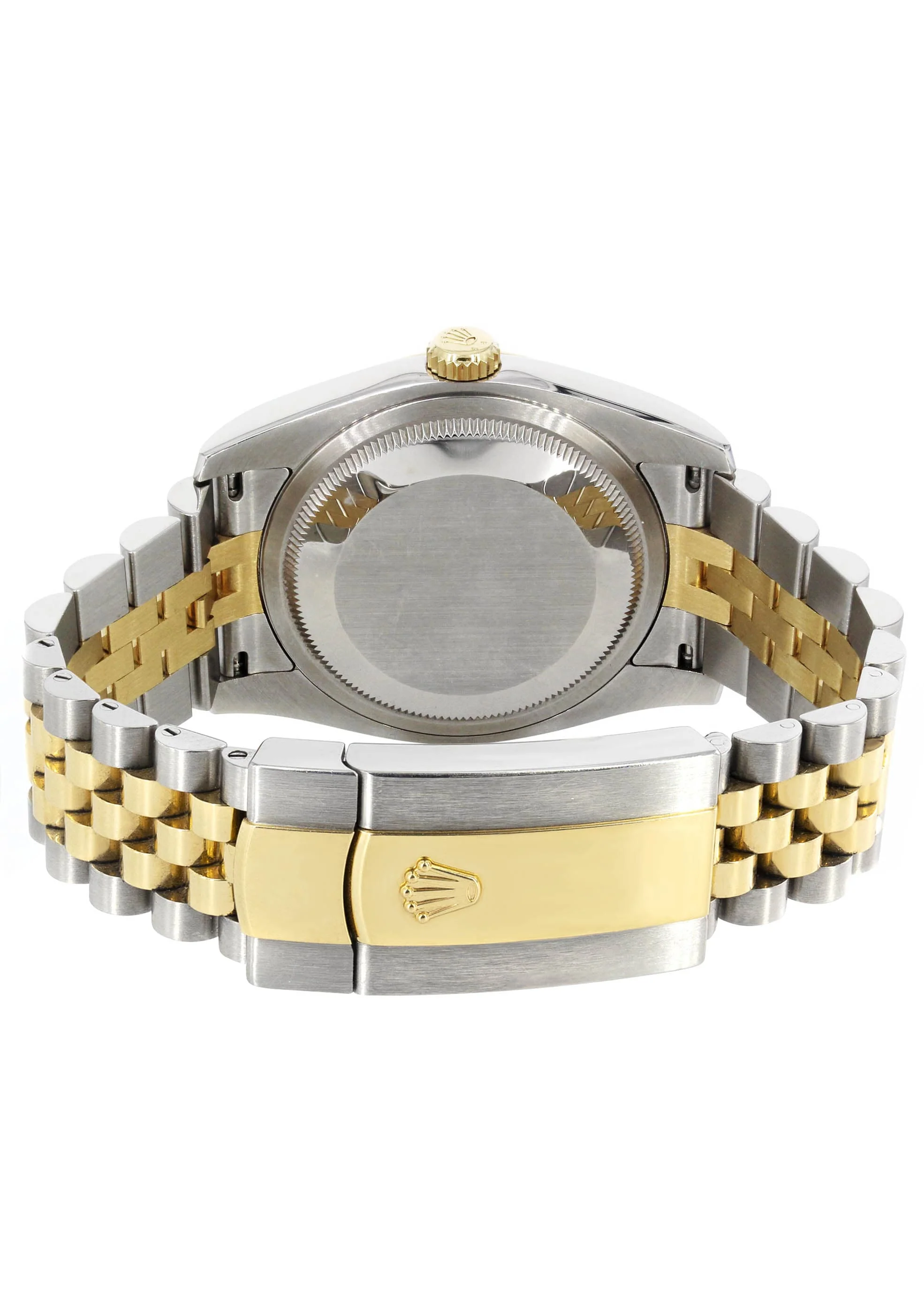 Rolex Datejust 41 Watch | 41 MM | 18K Yellow Gold & Stainless Steel | Custom Mother of Pearl Roman Dial | Jubilee Band - Image 6