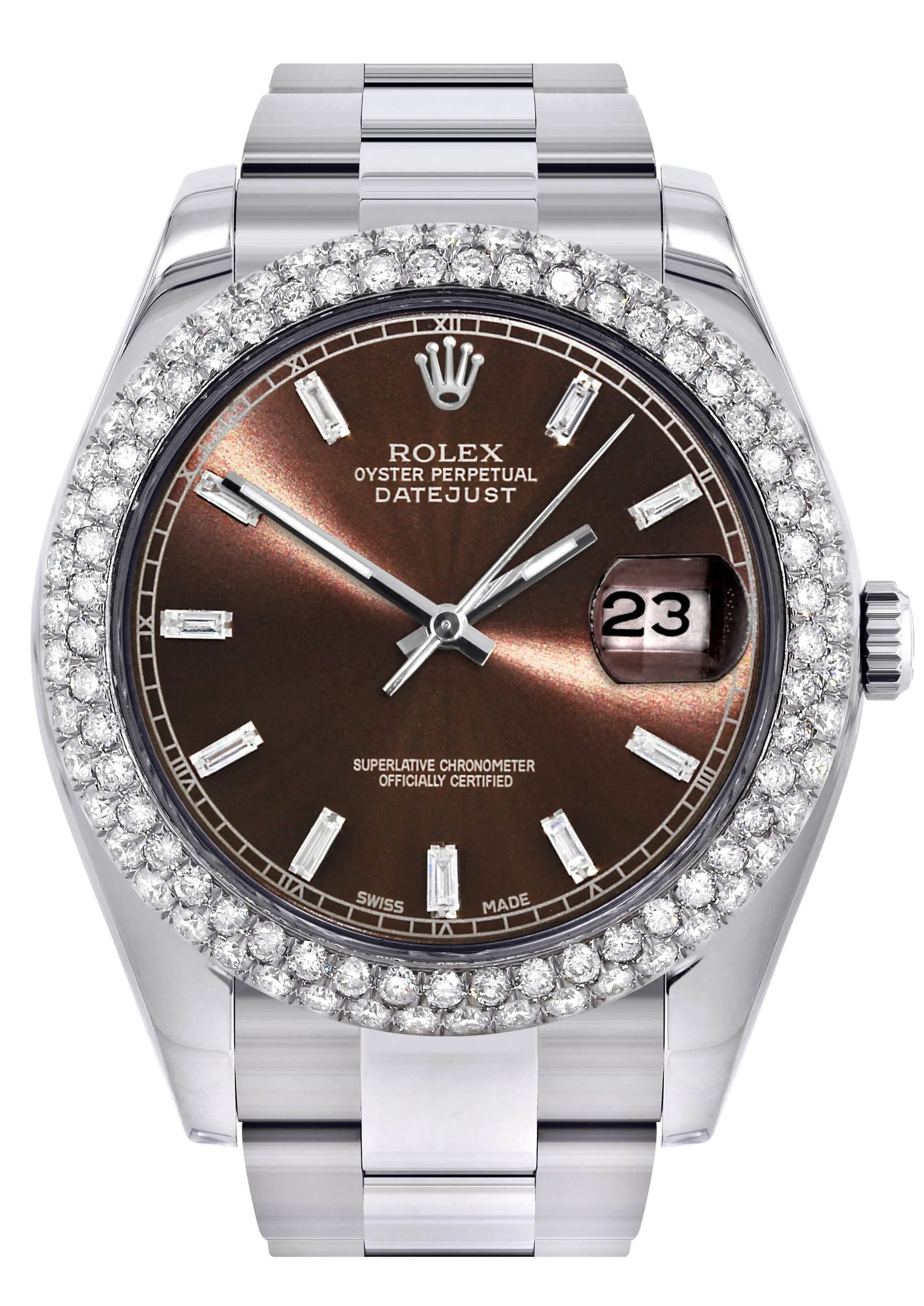 Rolex Datejust II Watch | 41 MM | Brown Dial | Two Row | Oyster Band