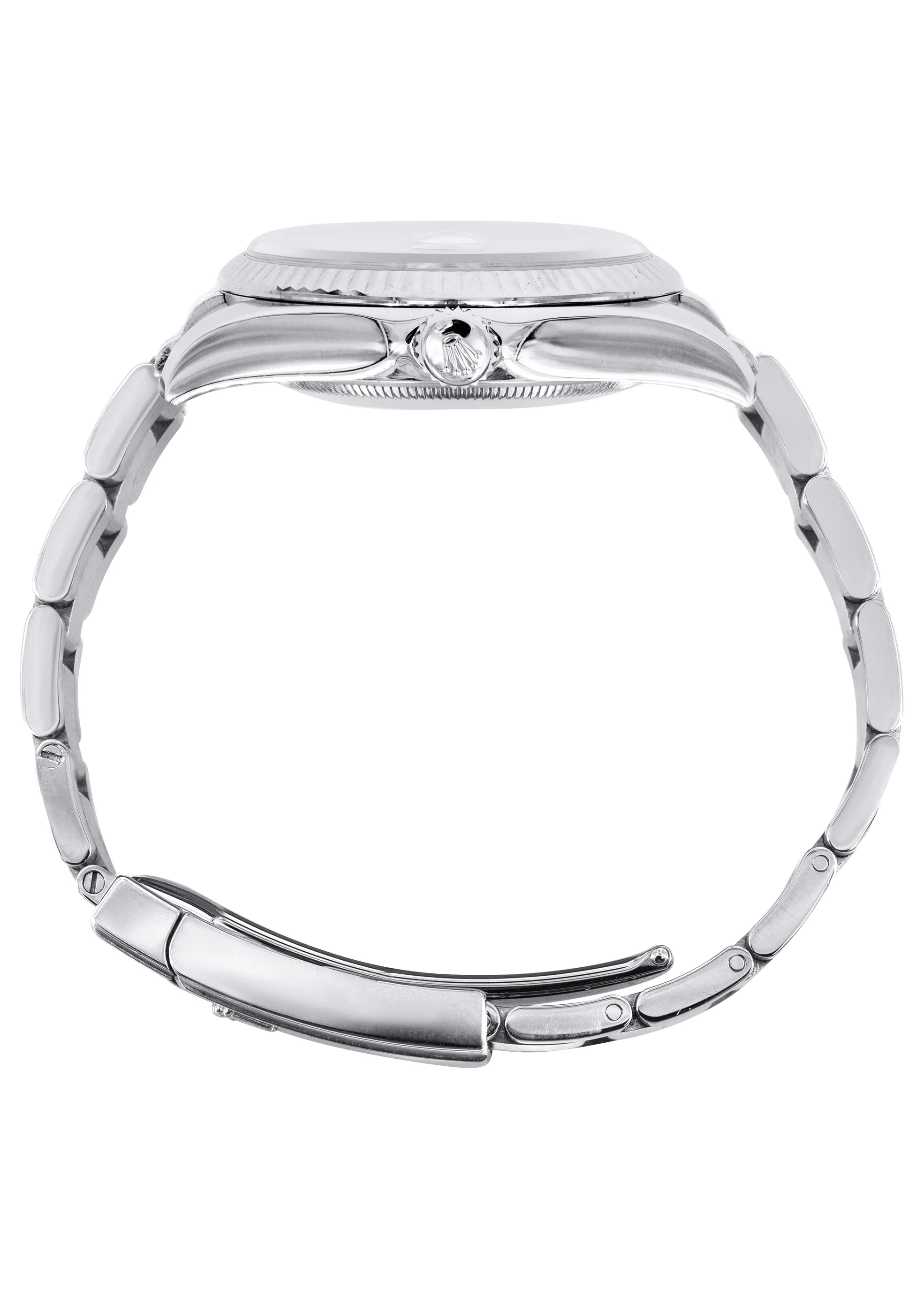 ROLEX DATEJUST TURN-O-GRAPH 36MM BLUE DIAL | OYSTER BAND FLUTED BEZEL | 116264 - Image 3