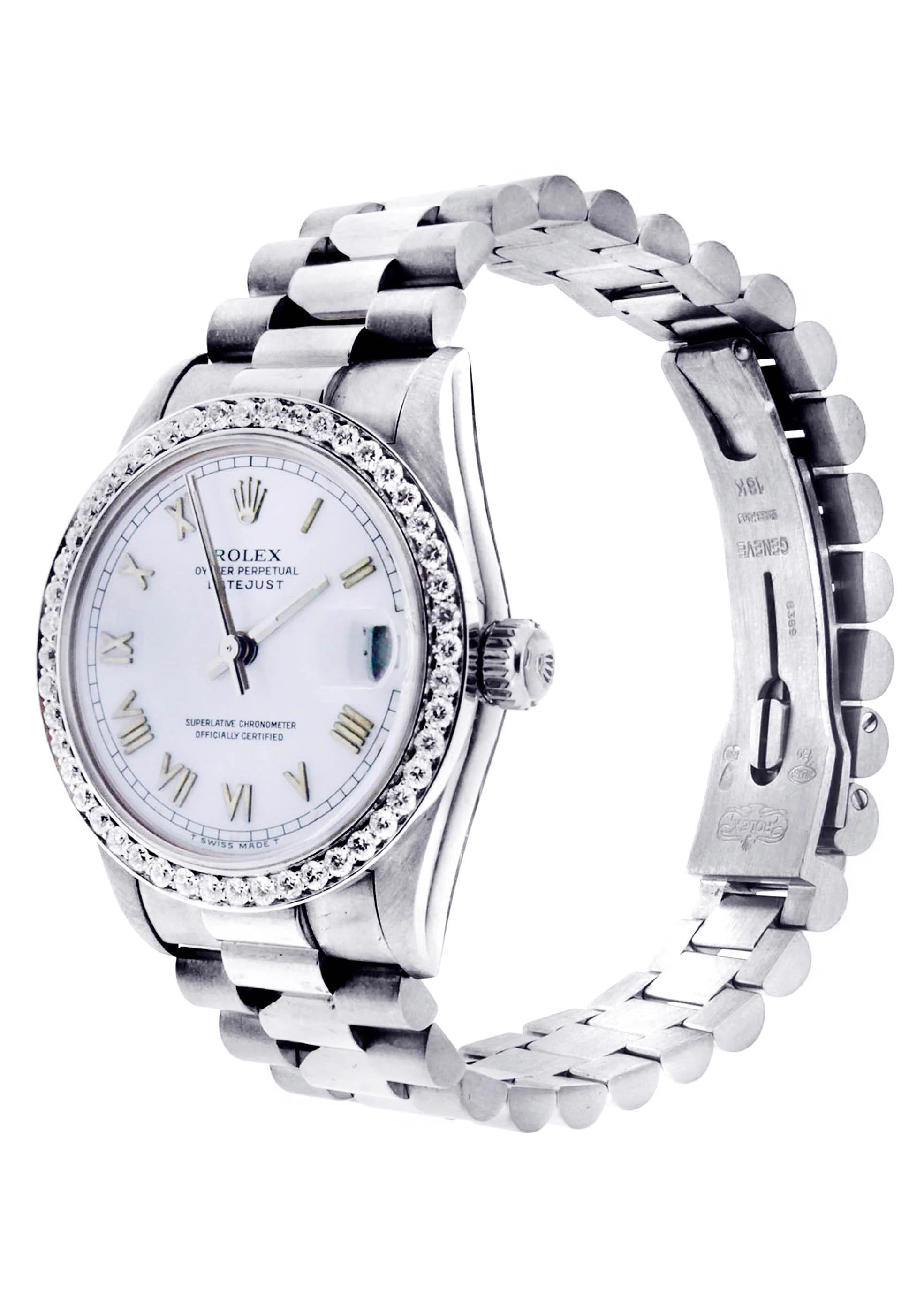 Rolex Datejust Watch For Women | 18K White Gold - Image 3
