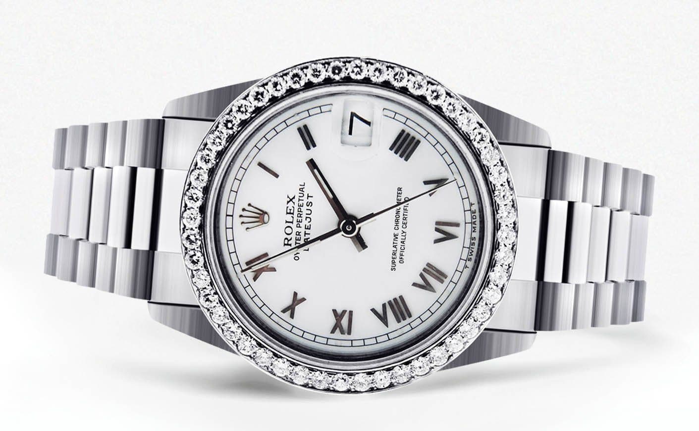 Rolex Datejust Watch For Women | 18K White Gold - Image 6
