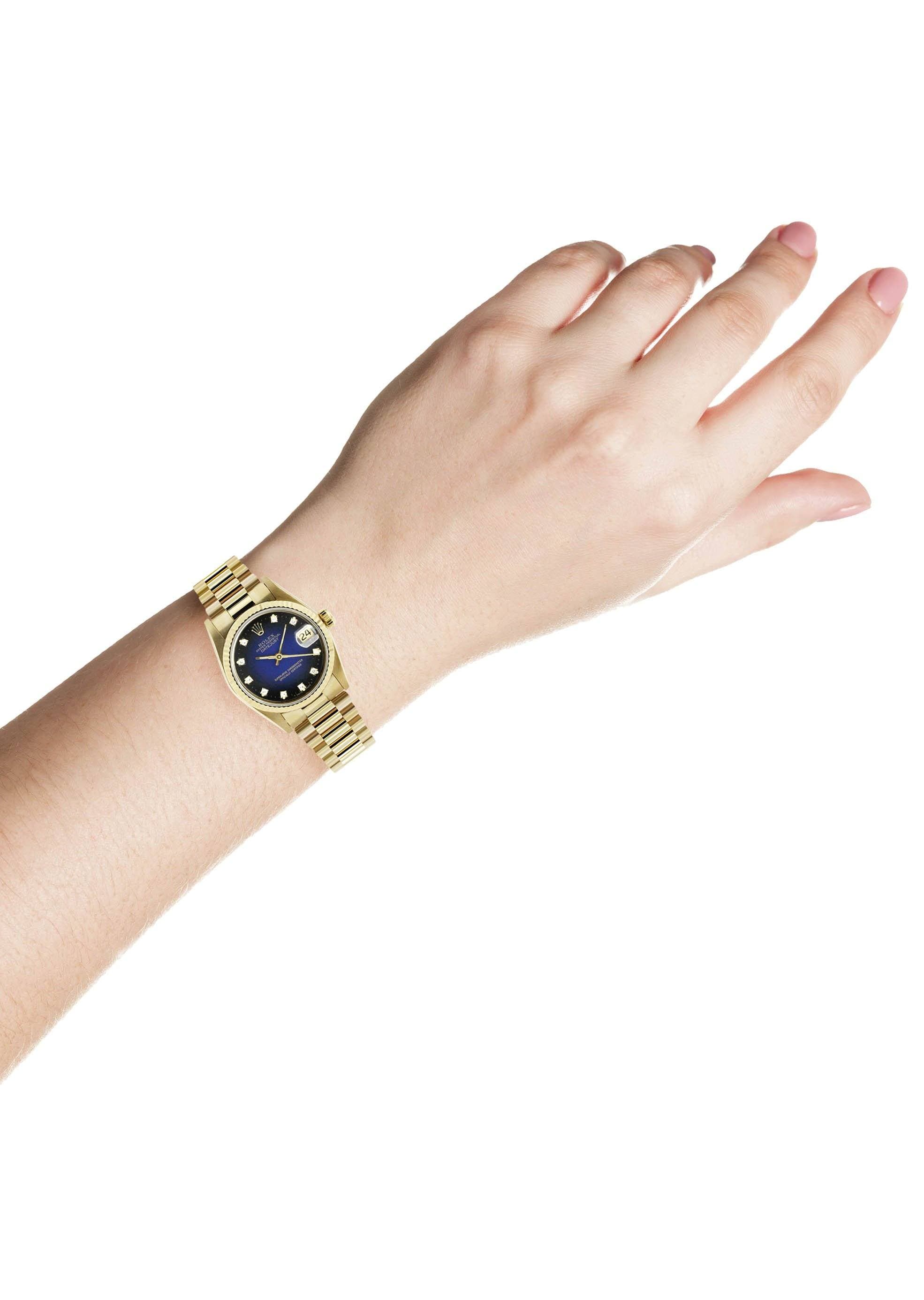 Rolex Datejust Watch For Women | 18K Yellow Gold | 26 Mm - Image 5