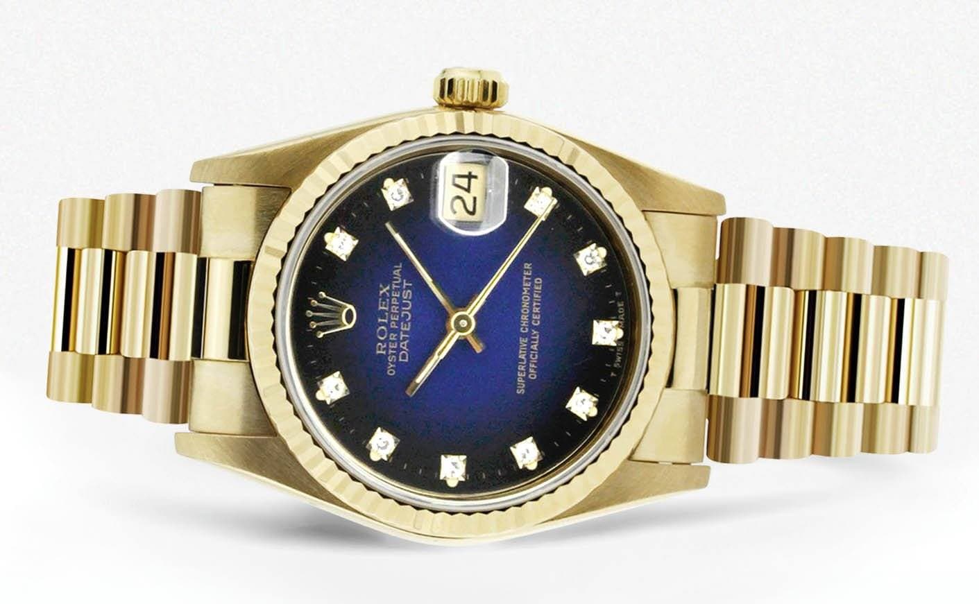 Rolex Datejust Watch For Women | 18K Yellow Gold | 26 Mm - Image 6