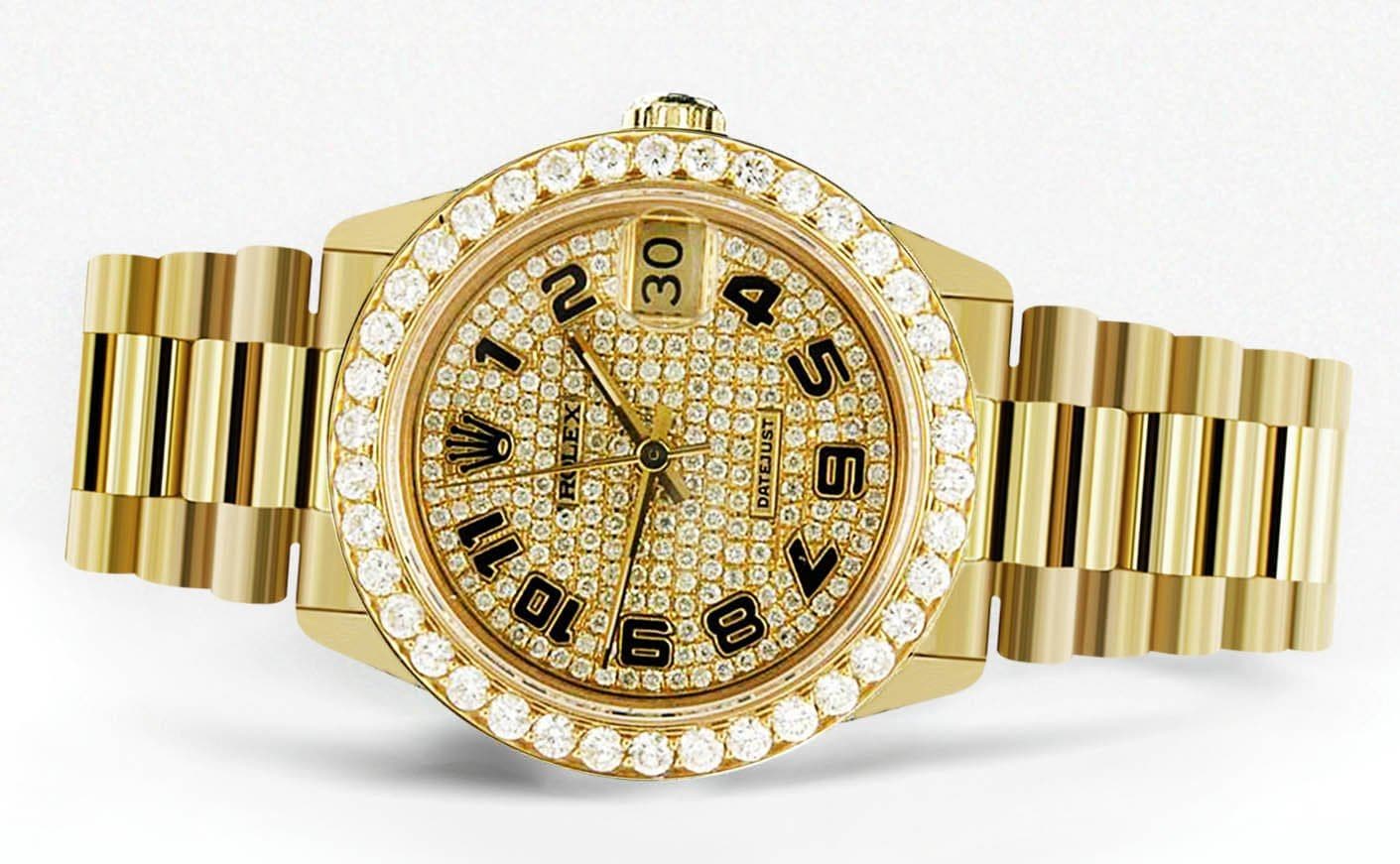 Rolex Datejust Watch For Women | 18K Yellow Gold | 31 Mm - Image 6