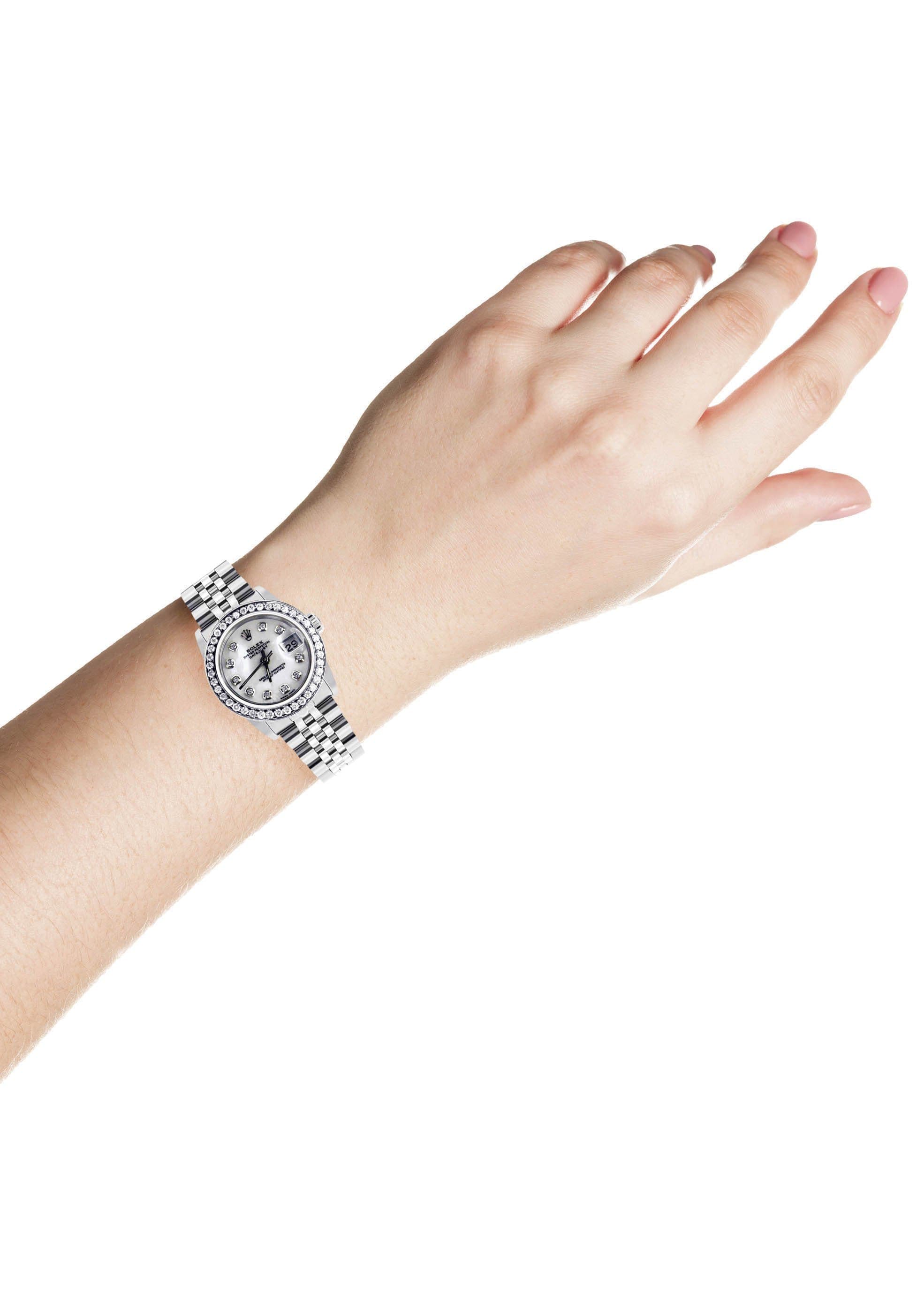 Rolex Datejust Watch For Women | Stainless Steel - Image 5