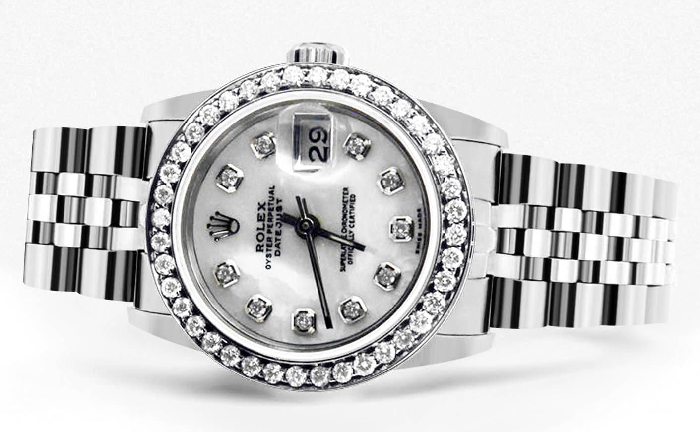 Rolex Datejust Watch For Women | Stainless Steel - Image 6