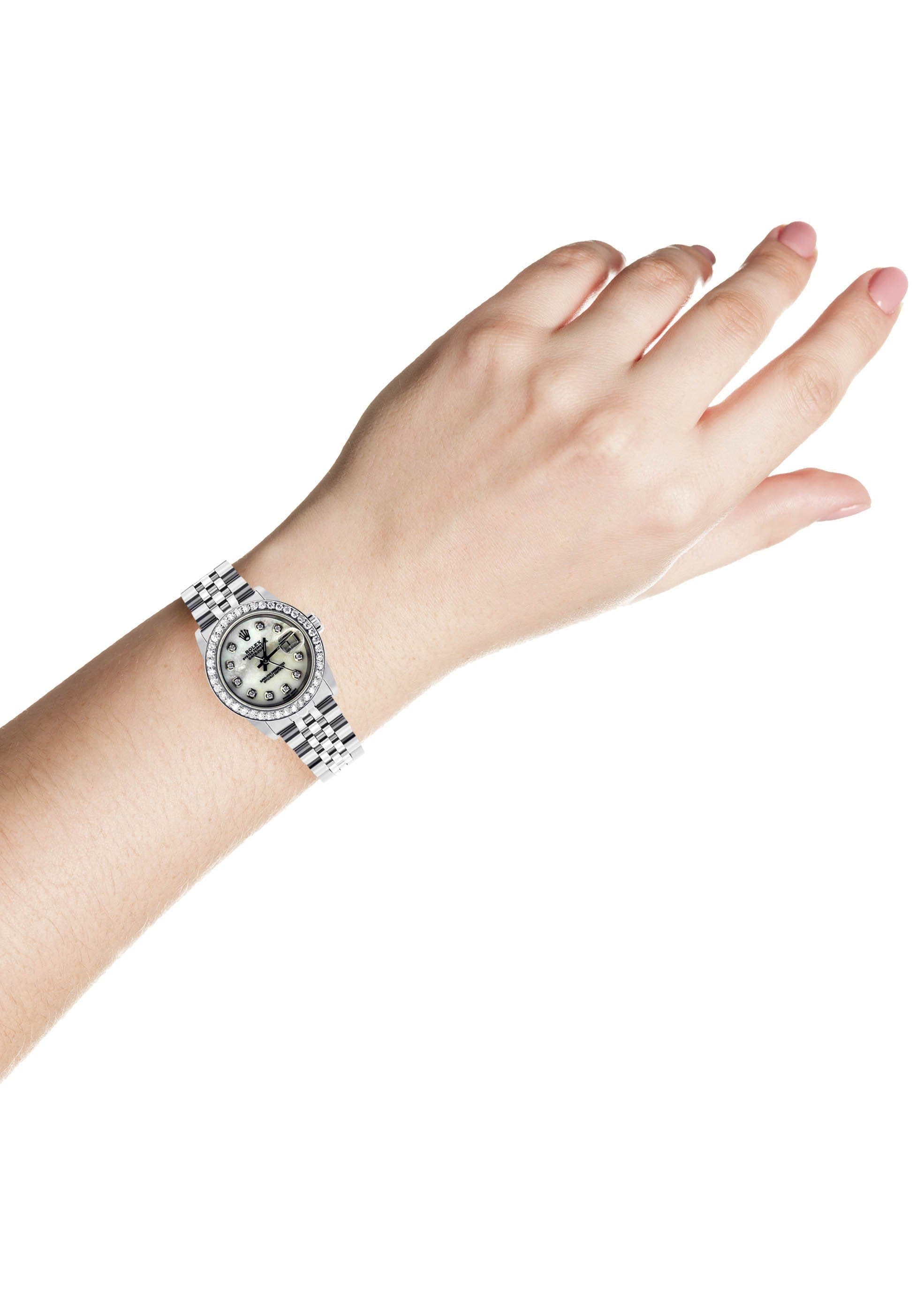 Rolex Datejust Watch For Women | Stainless Steel - Image 5