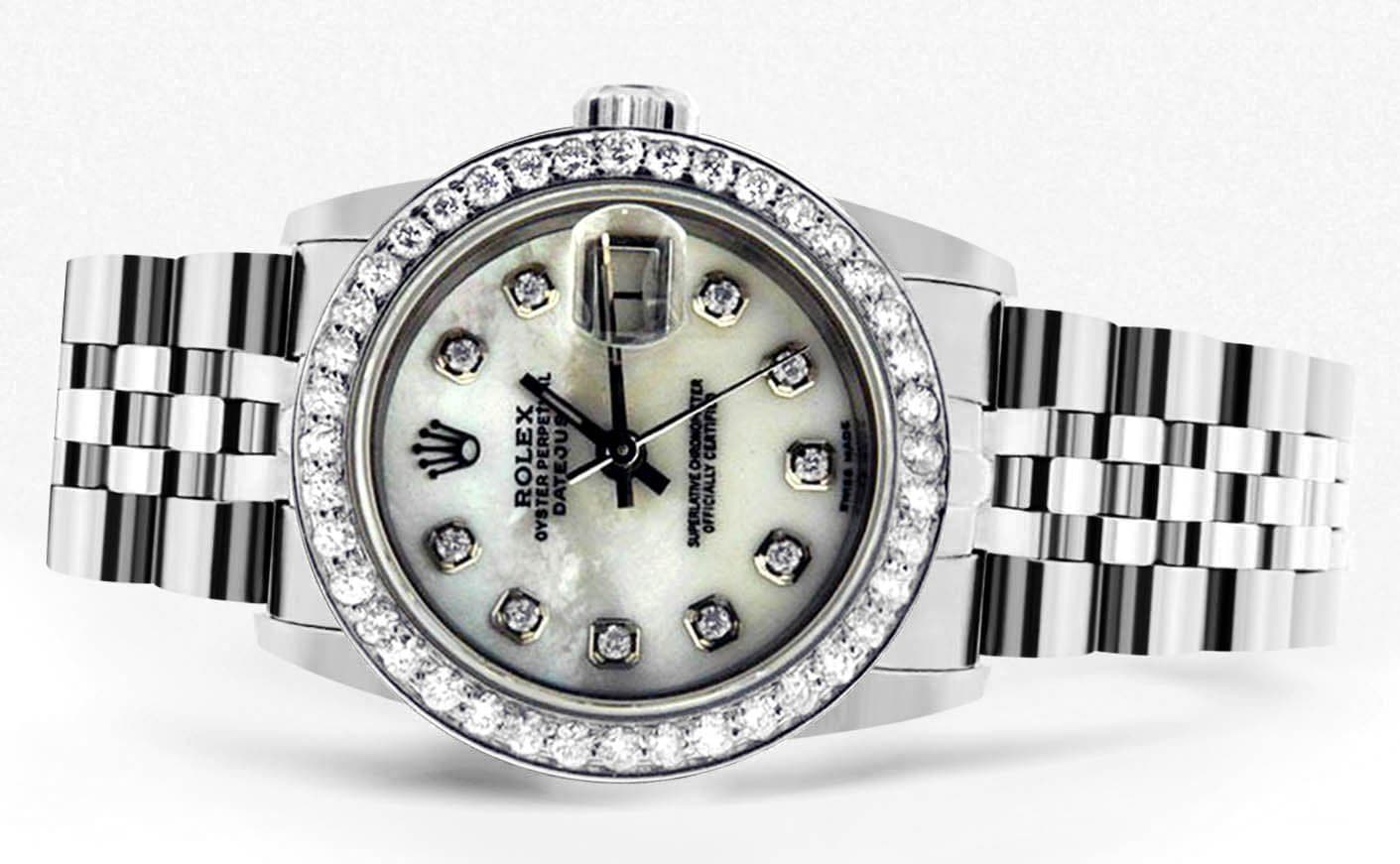 Rolex Datejust Watch For Women | Stainless Steel - Image 6