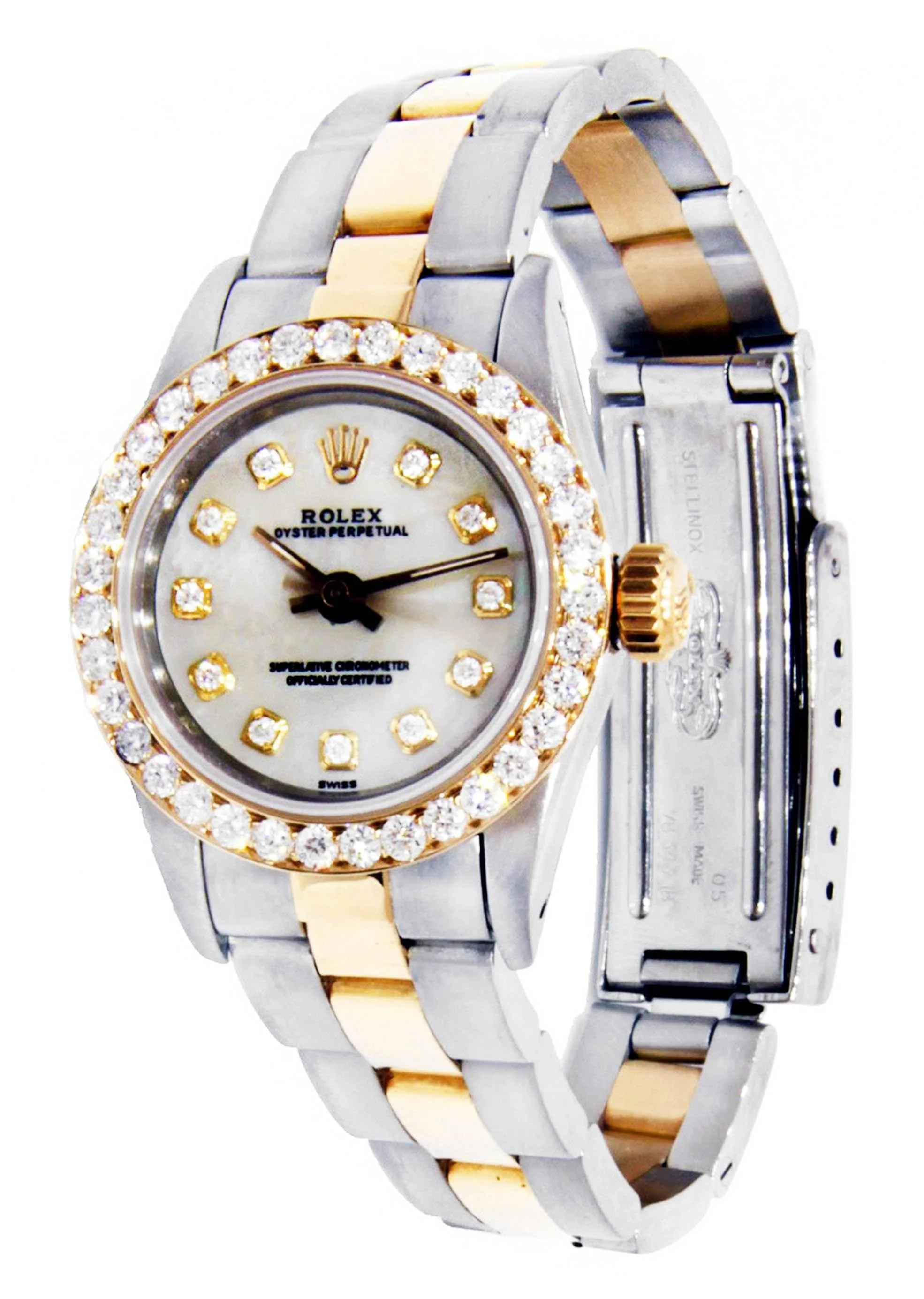 Rolex Datejust Watch For Women | Two Tone - Image 3